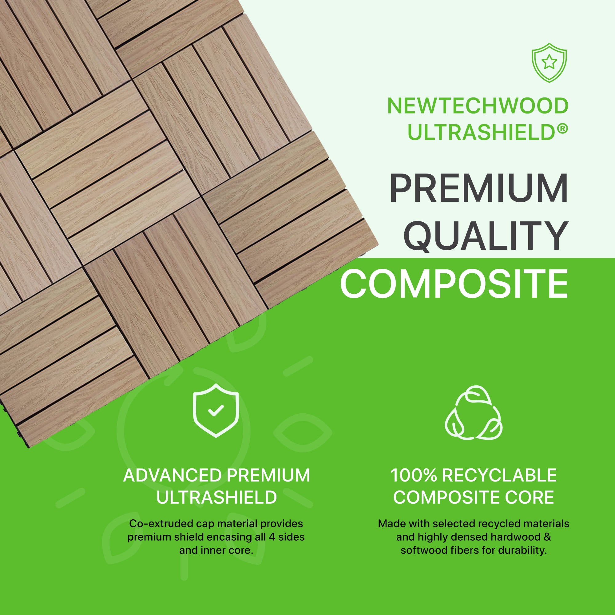 NewTechWood US-QD-ZX-MP Deck-Tiles - View #4