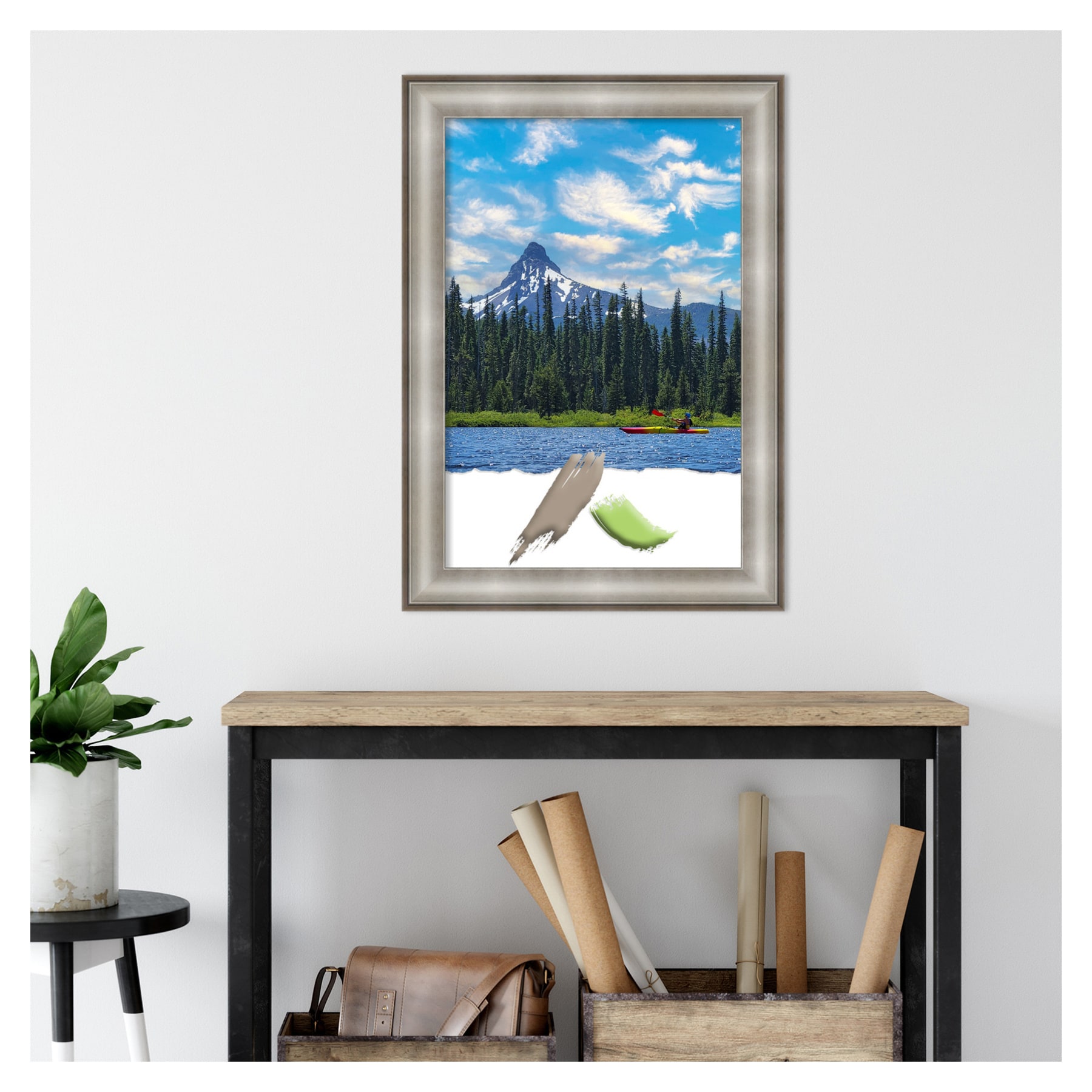 Imperial Silver Polystyrene Wall Picture Frame 20x30