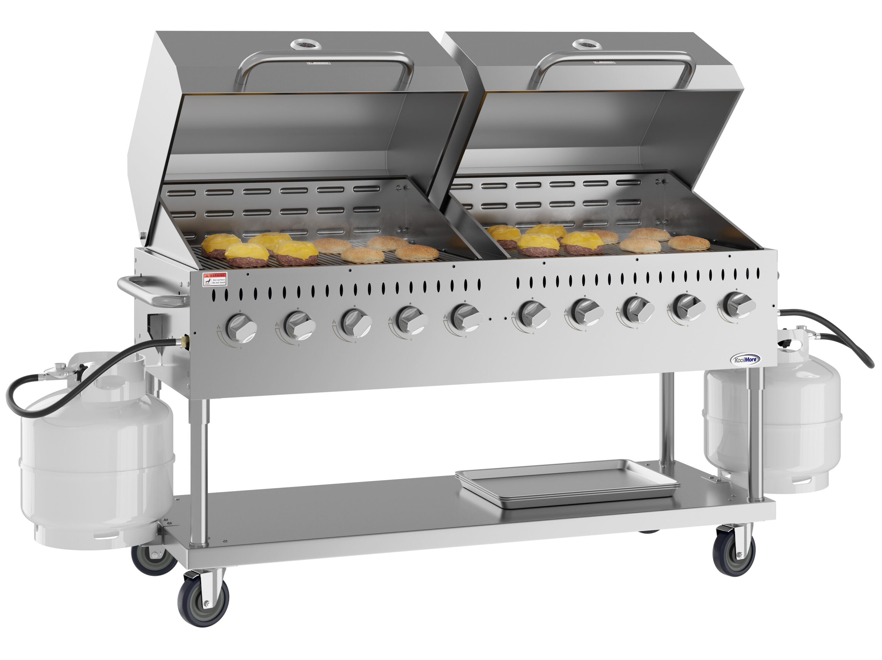 KoolMore LOW-CGKIT7-D36D36 Gas-Grill - View #5