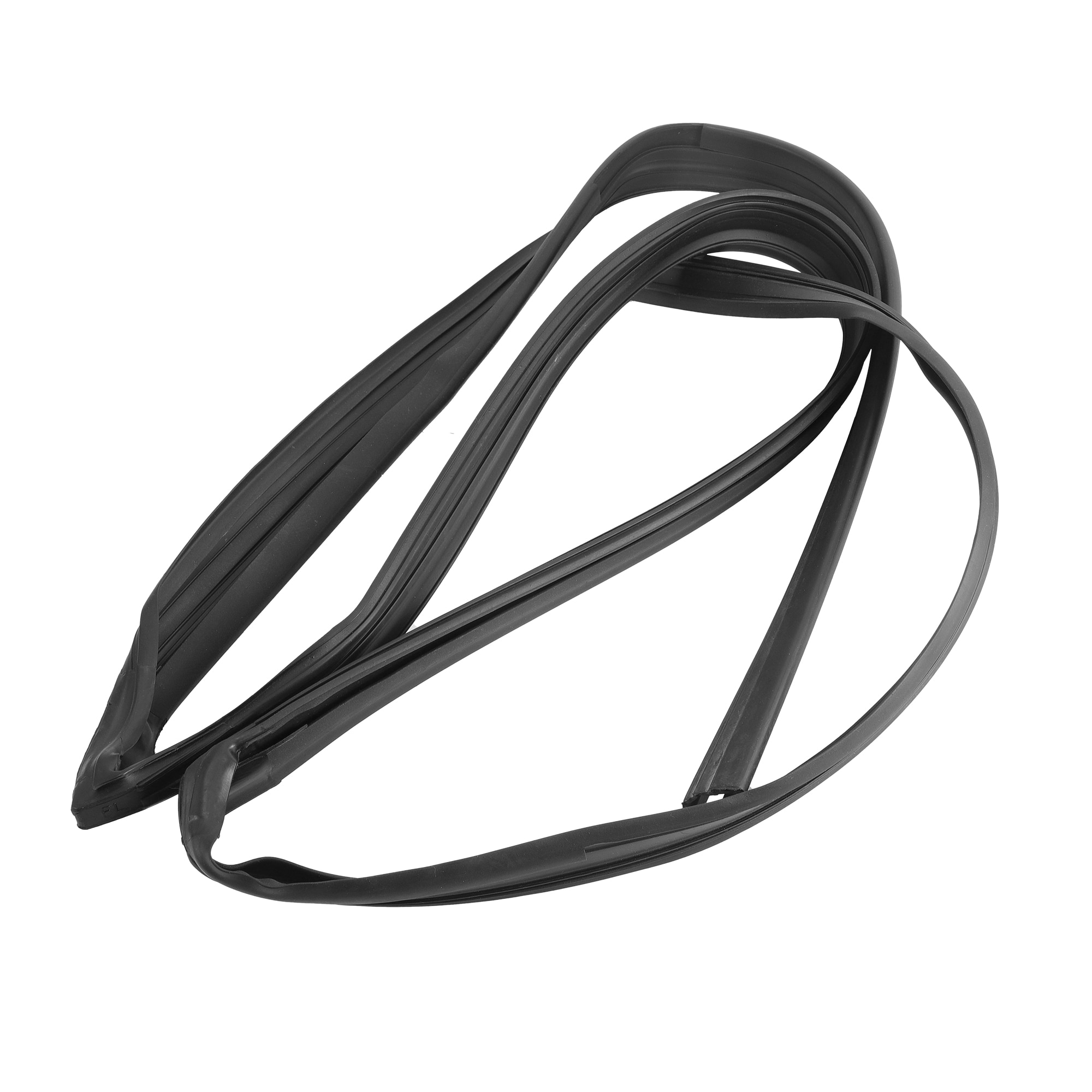 Unique Bargains Door Window Run Channel Seal Weatherstrip Glassrun Channel Seal Strip for Honda Accord 2003-2005 Rubber Front Left No.72275SDET01 Black 1pc #S25123000UX2812