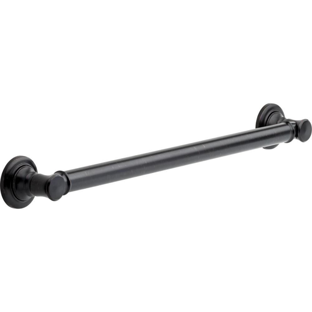 Delta 41624-RB Traditional 24-in Venetian Bronze Wall mount ADA Compliant Grab Bar ( 450-lb Weight Capacity )