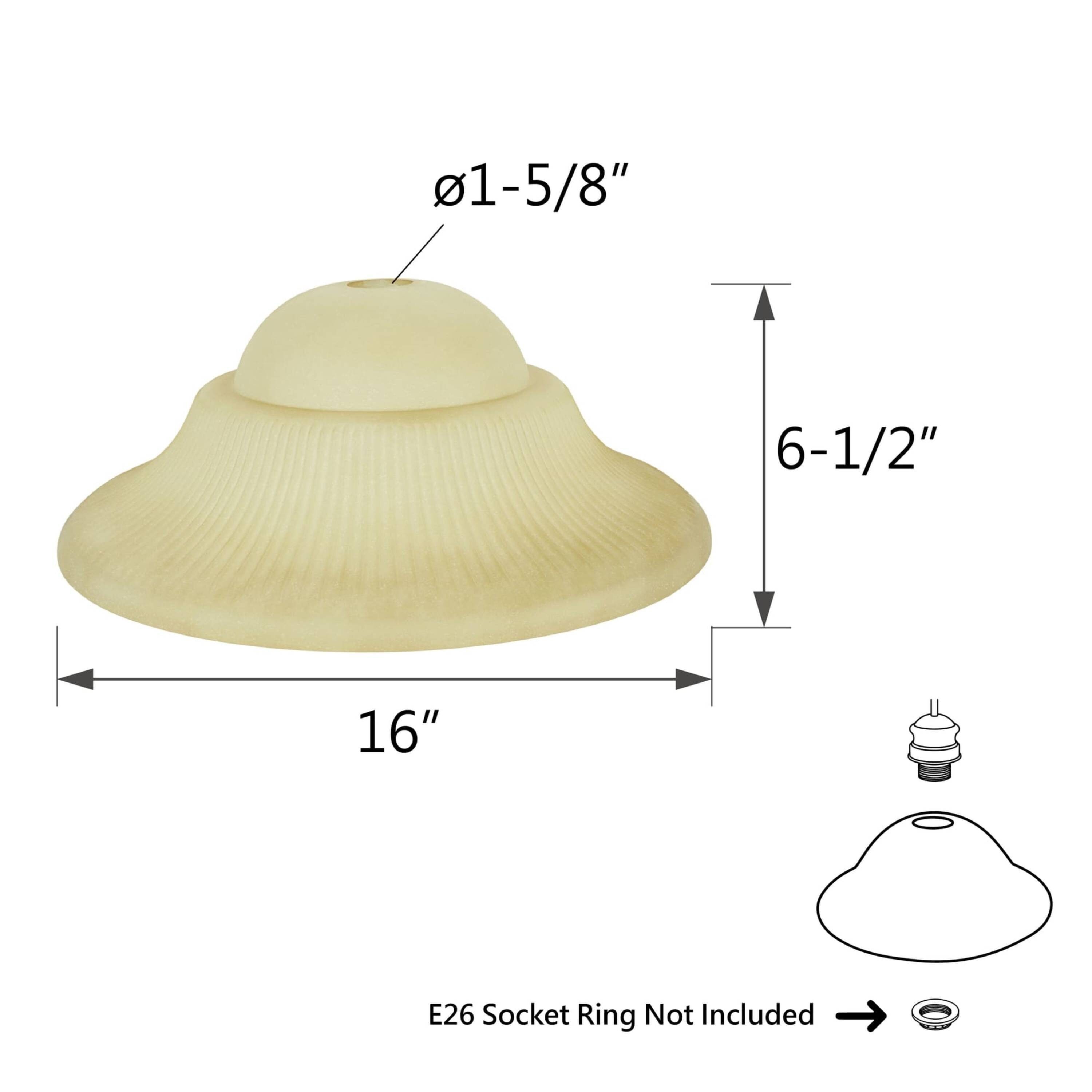 Aspen Creative Corporation 23119-01 Light-Shades - View #6