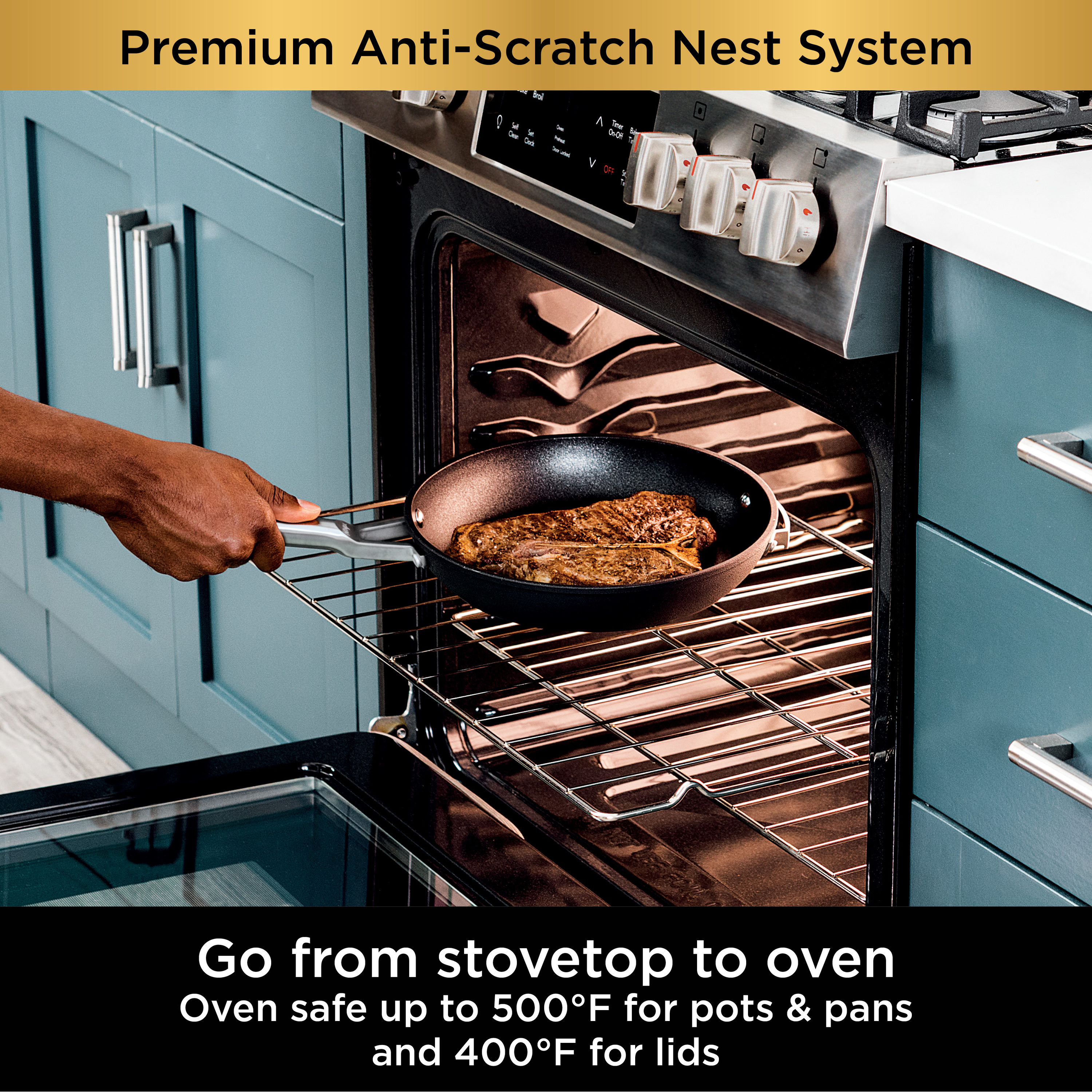 Ninja Foodi Neverstick Essential 11Pc Nonstick Cookware Set Pan Pot Combo  Kit