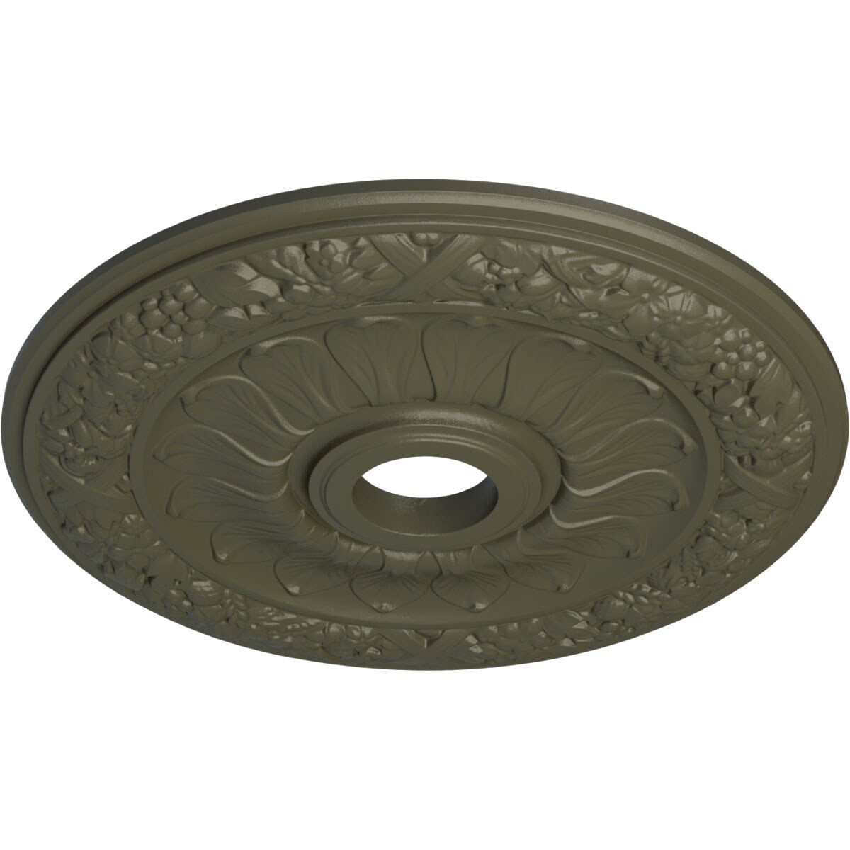 Ekena Millwork CM24SWWHF Ceiling-Medallions - View #2