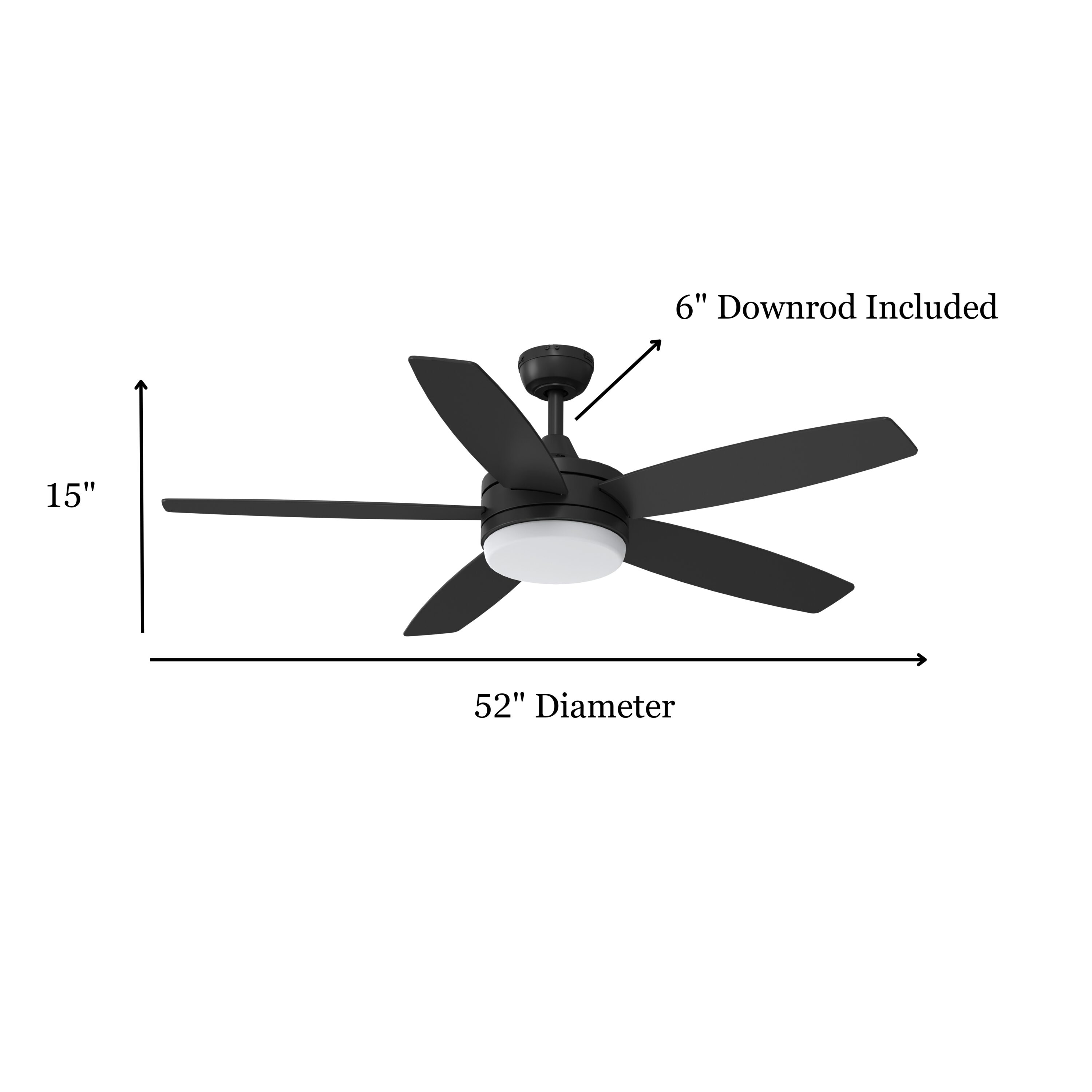 Harbor Breeze BLL52MBK5LR Ceiling-Fans - View #9