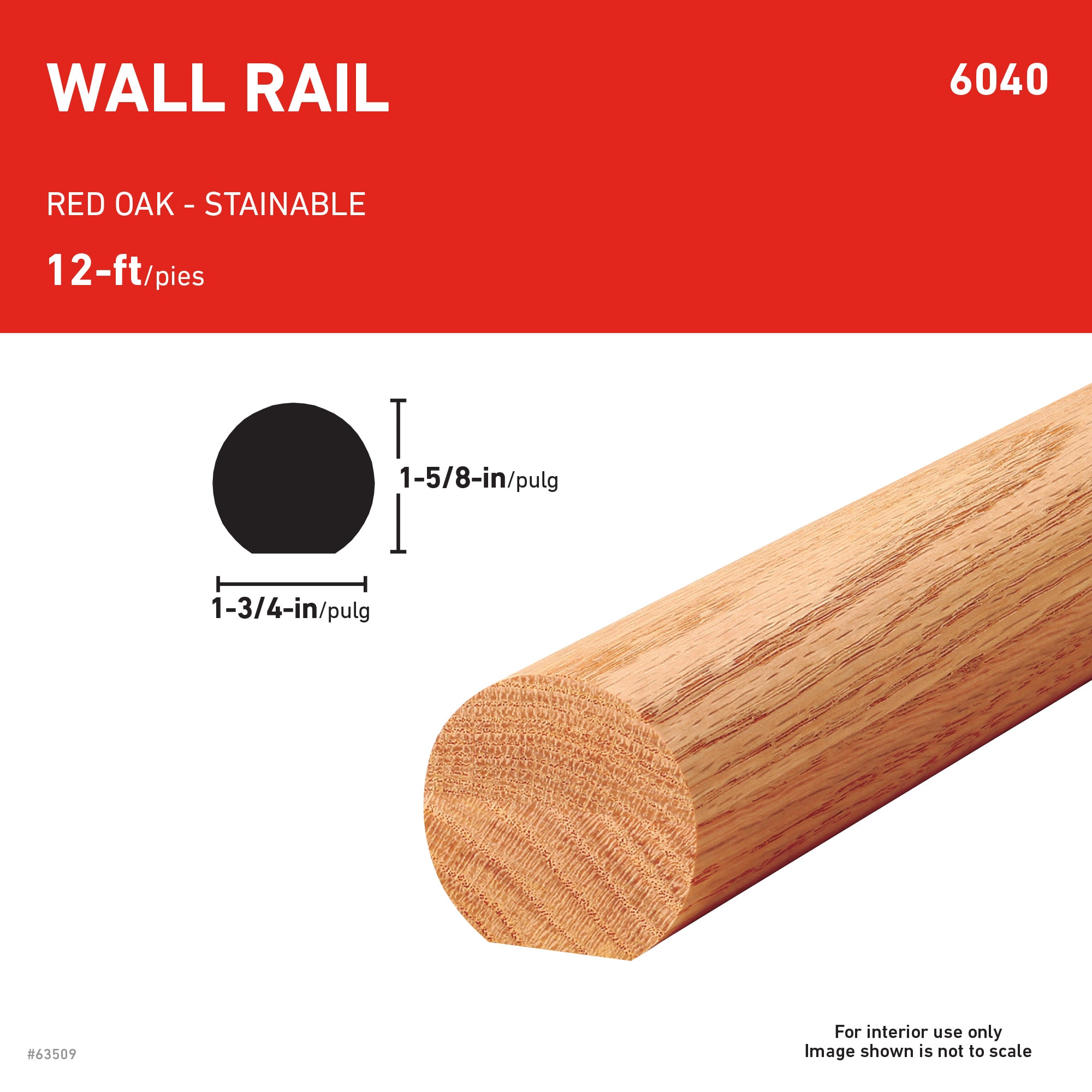  604012ETOAK Interior-Stairpart-Railing - View #5