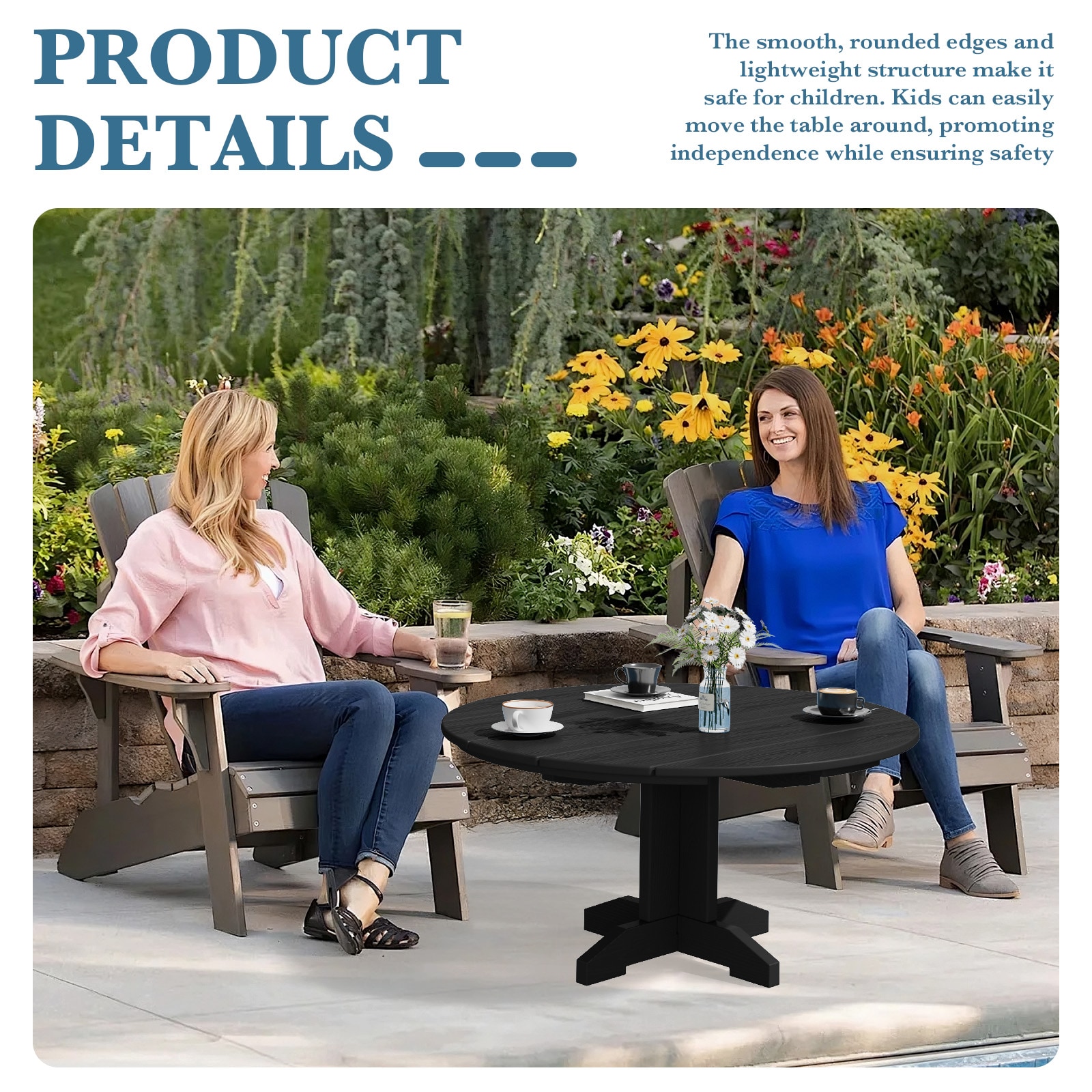 VOUA TPHJ-BK Patio-Tables - View #4