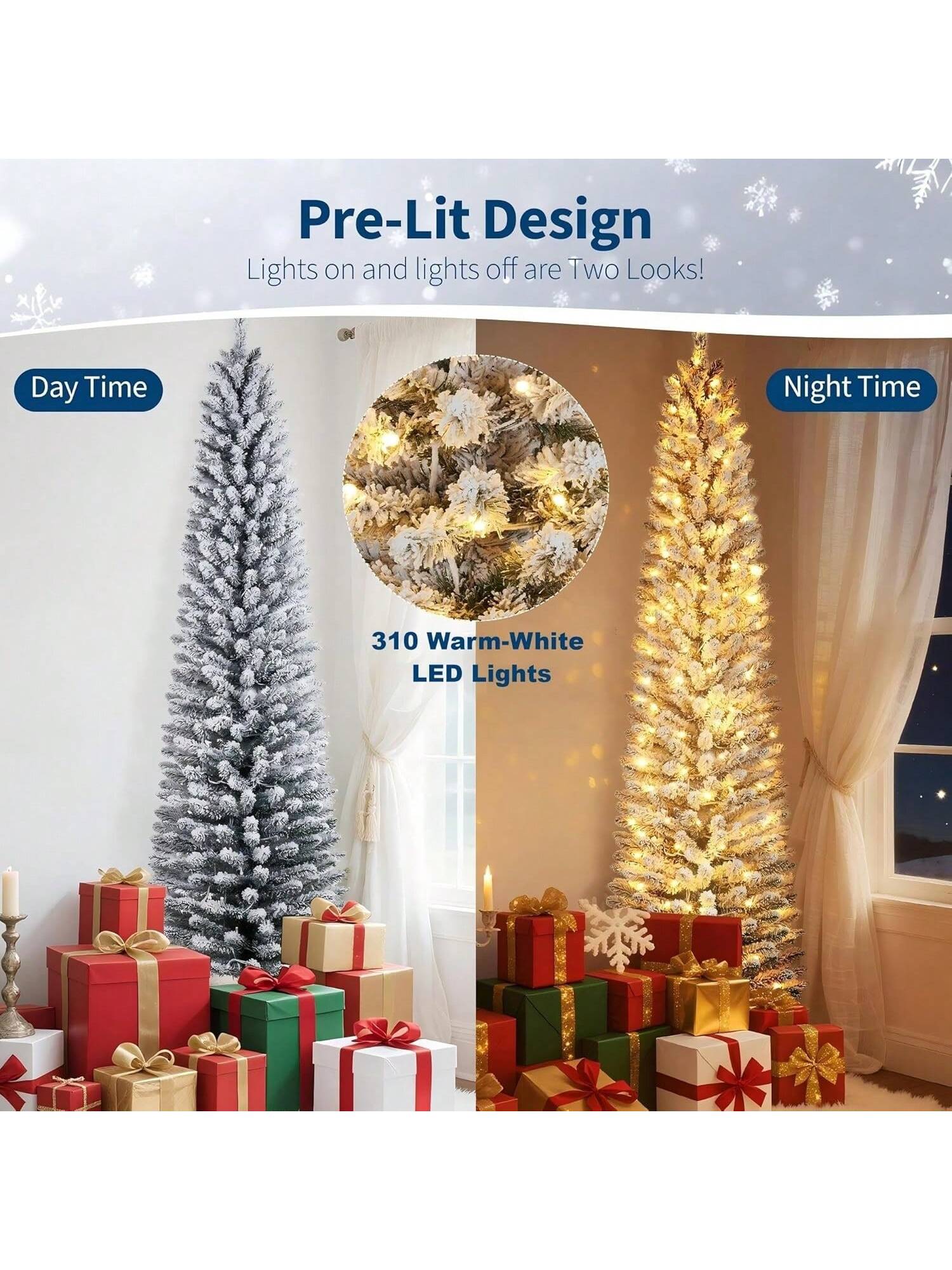 Qeetex BY-PHK-35JM39P5 Artificial-Christmas-Trees - View #9