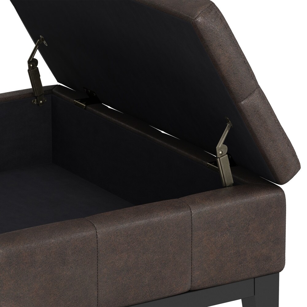 Simpli Home AXCOT-235-DBR Indoor-Ottomans - View #7