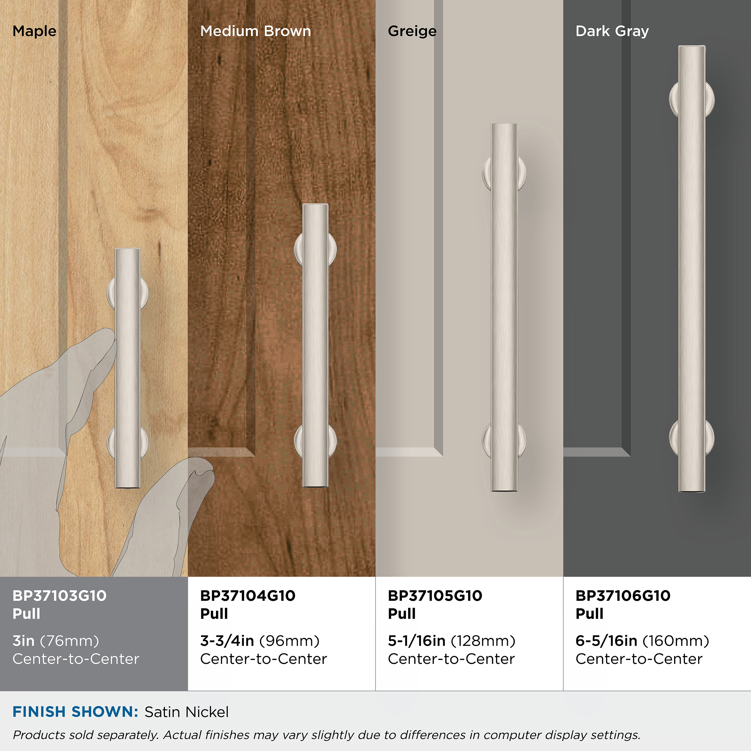 Amerock BP37103G10 Cabinet-Pulls - View #5