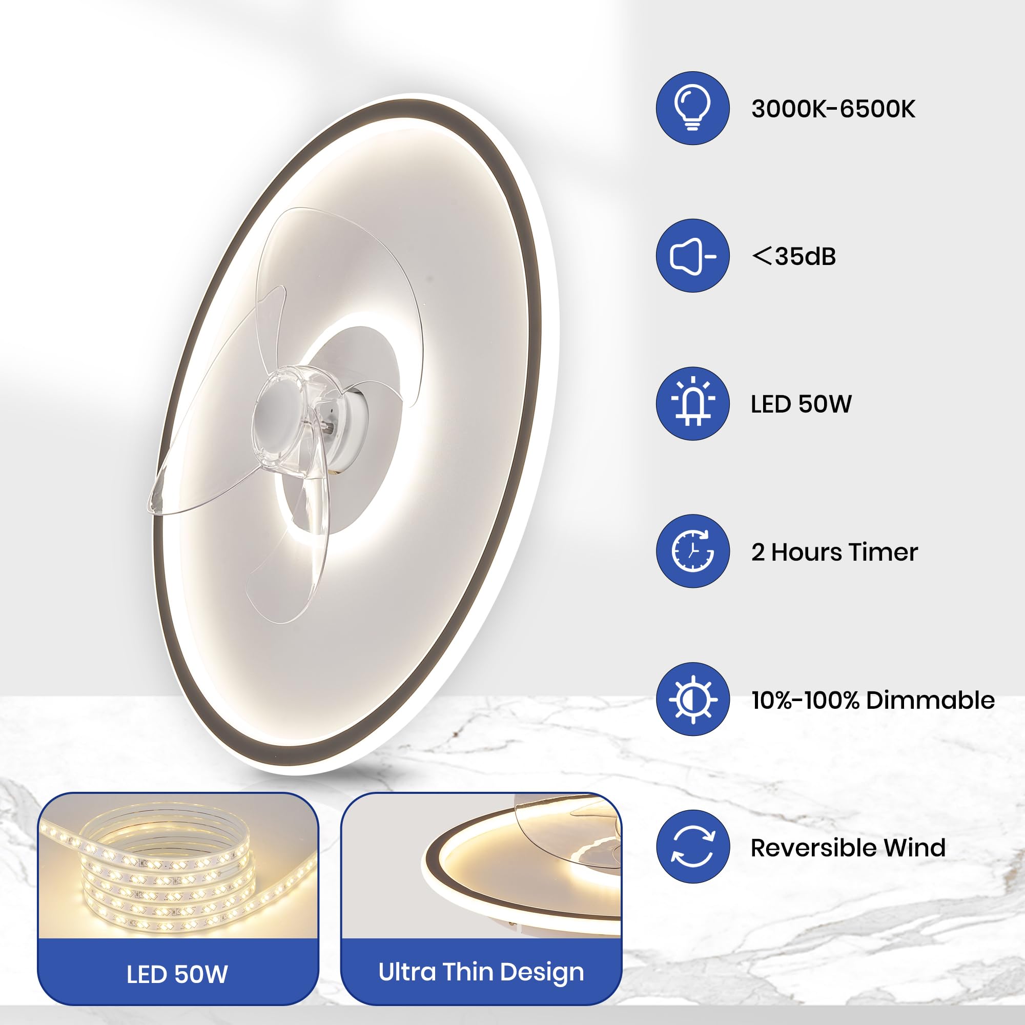 SILJOY YB-1132-01 Ceiling-Fans - View #2
