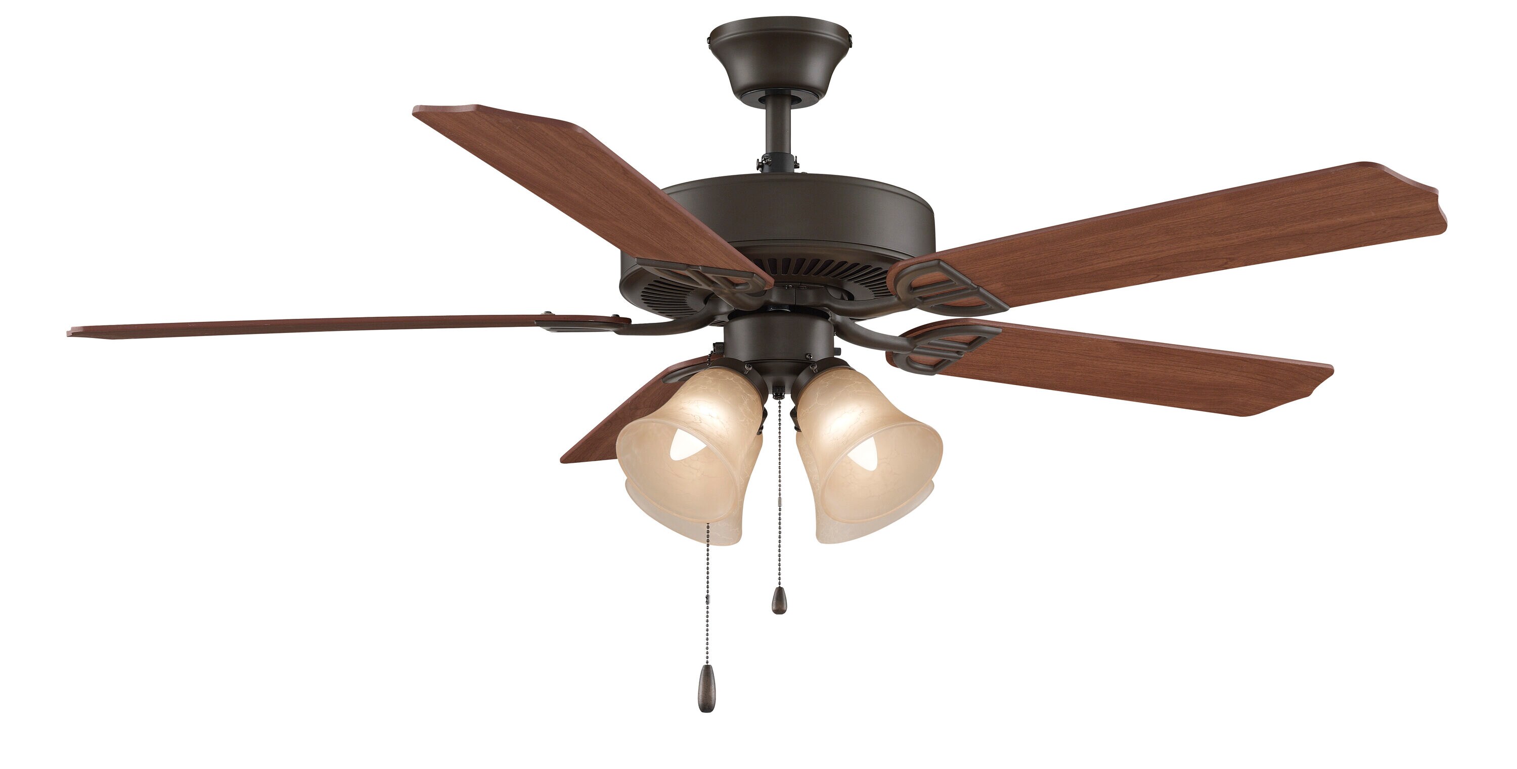 Fanimation BP210BOB1 Aire Decor 52-in Oil Rubbed Bronze Indoor Ceiling Fan with Light (5-Blade)