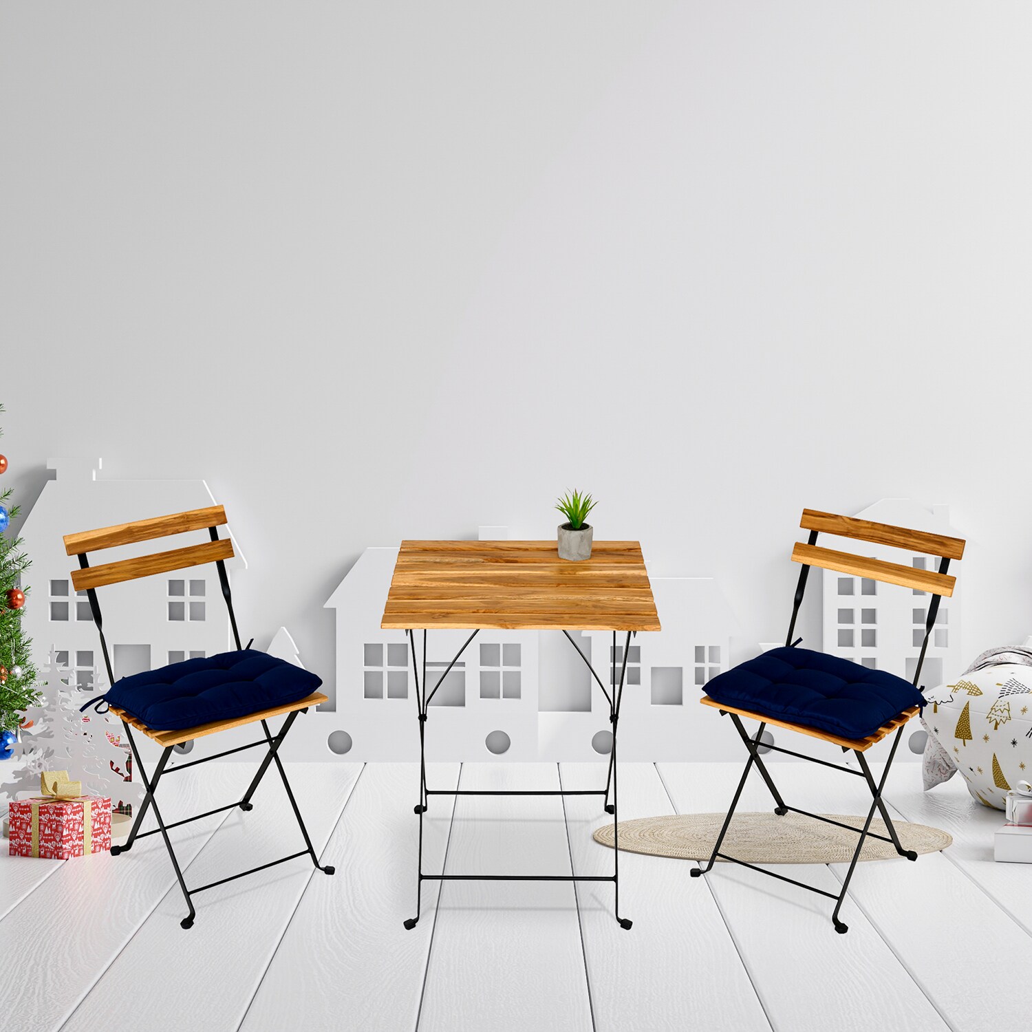 GZMR MS-PC002AL-BL Patio-Dining-Sets - View #5