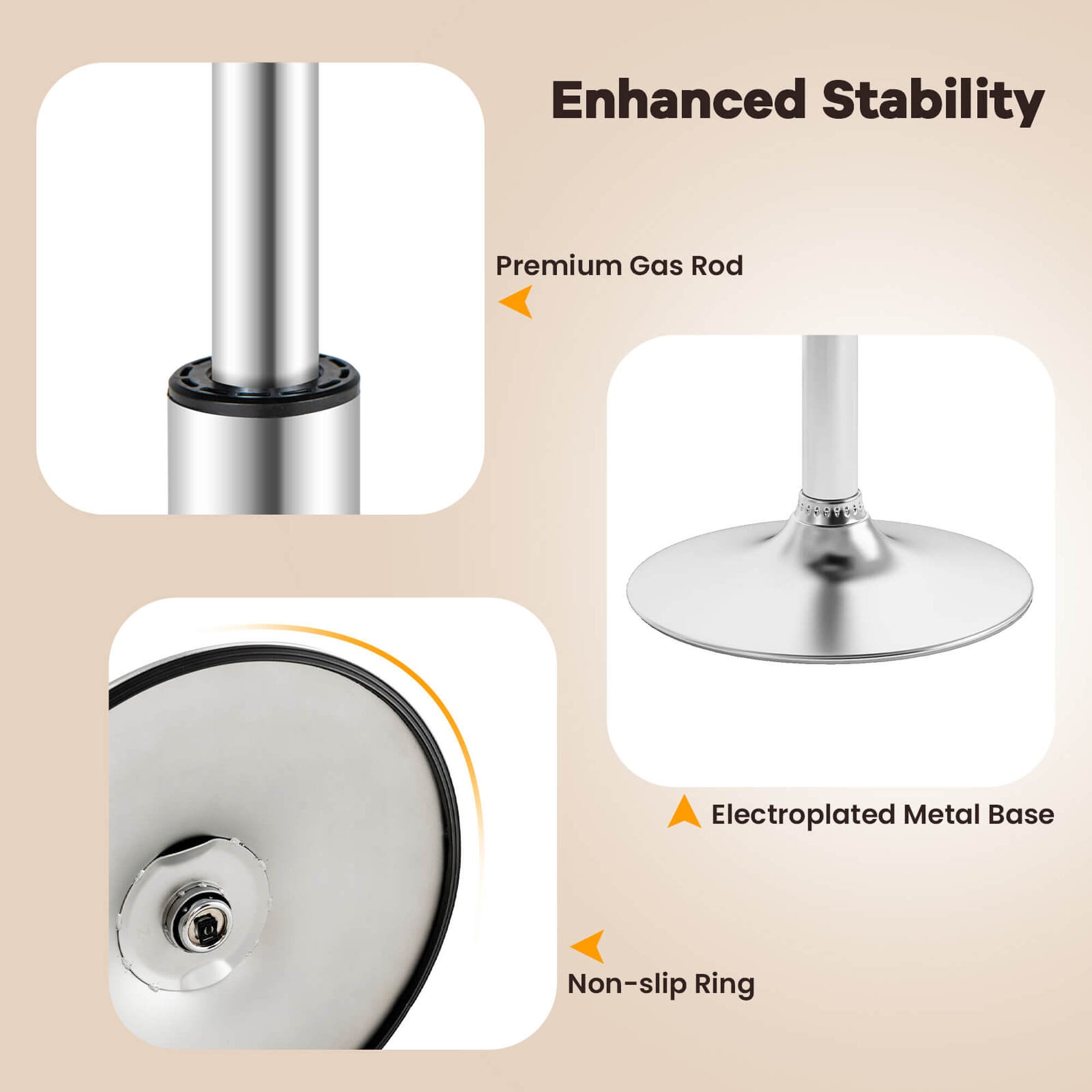 Costway HCST04292 stools - View #5