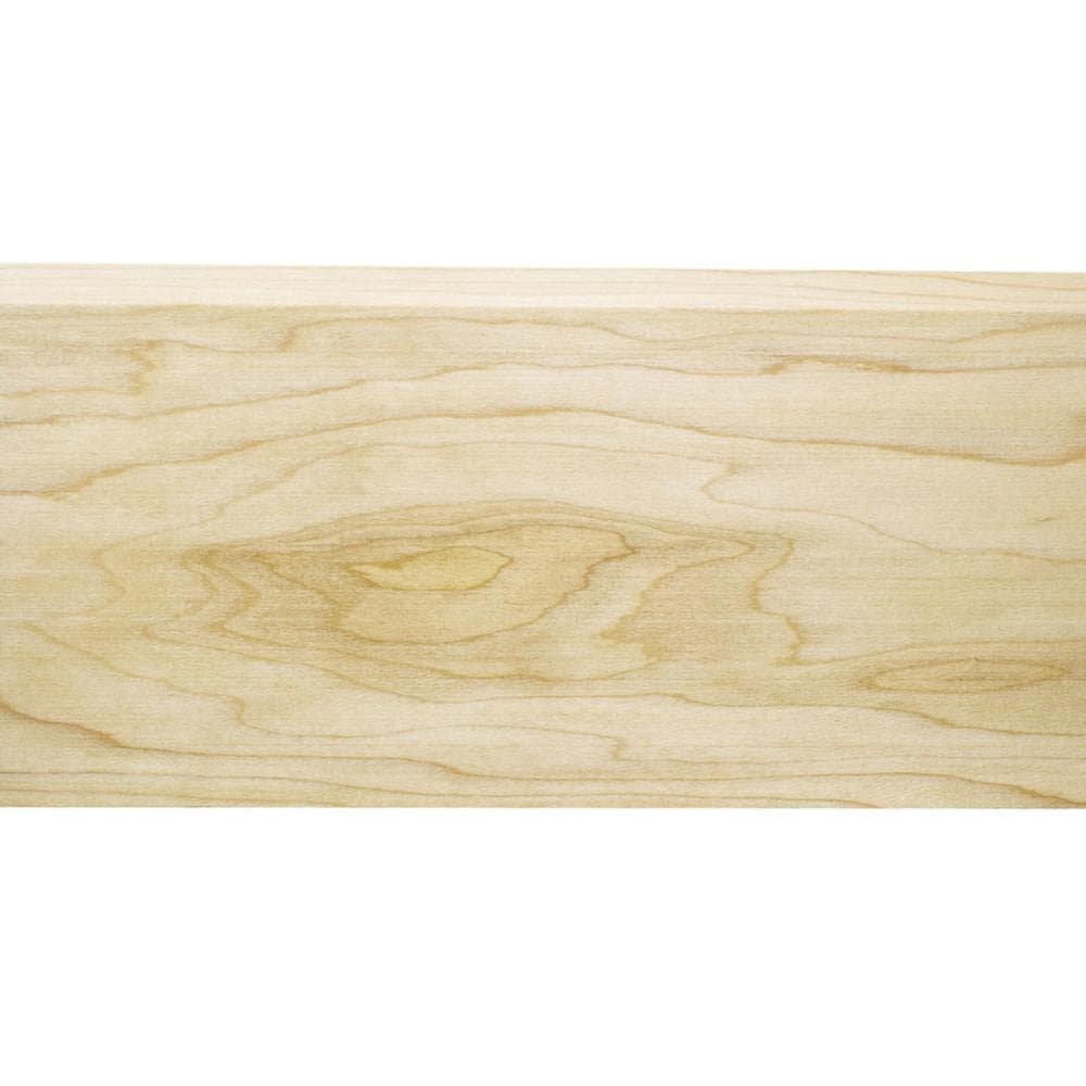 EverTrue 1/2-in 8-ft Unfinished White Hardwood Baseboard Moulding at ...