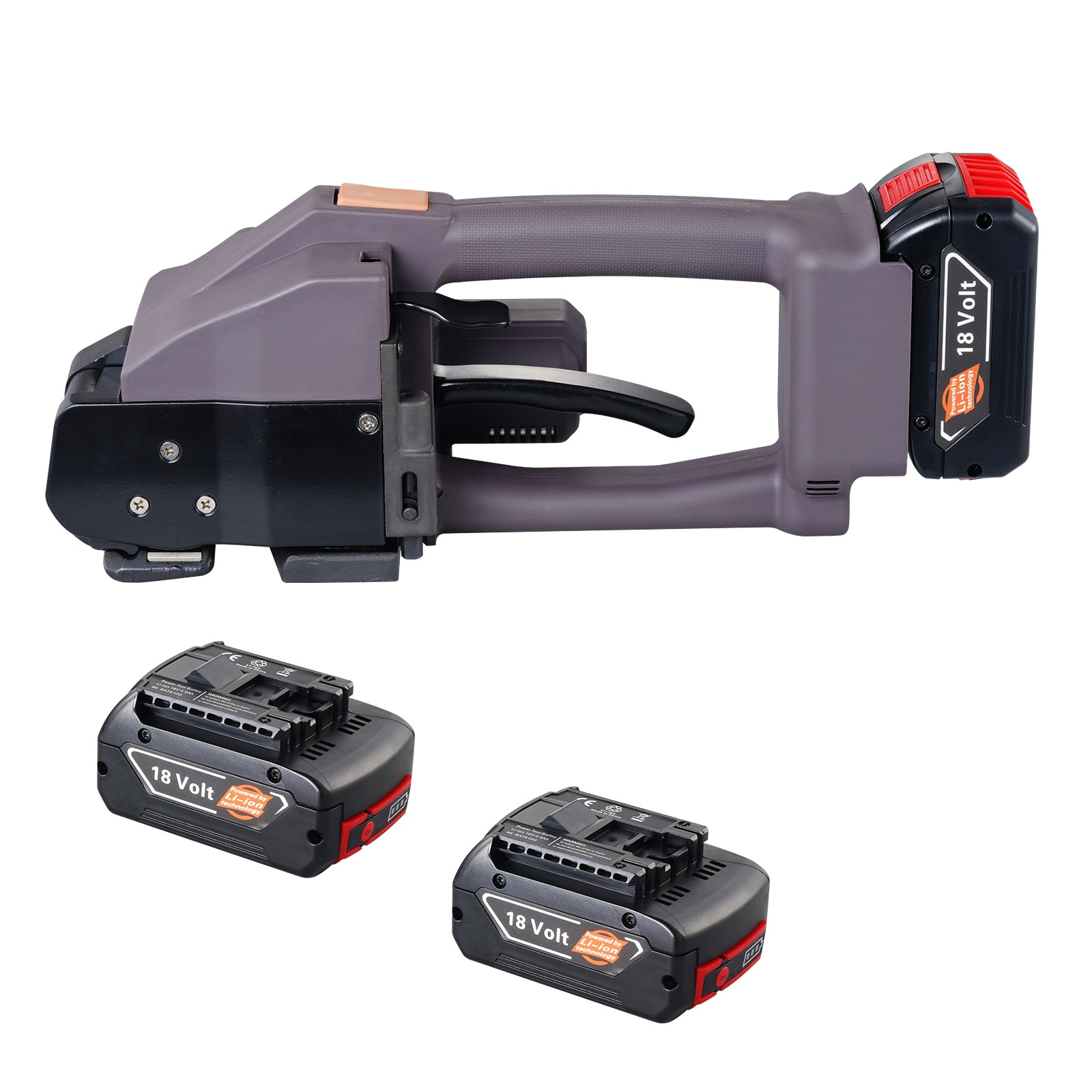 SVOPES SVOPESDDKZJLH07483V1 Electric Strapping Machine – 0.39inch-0.75inch PP/PET Straps. Portable Automatic Banding Tool with Digital Display. 2x 4000mAh Battery. Ideal for Packaging and Pallet Wrapping