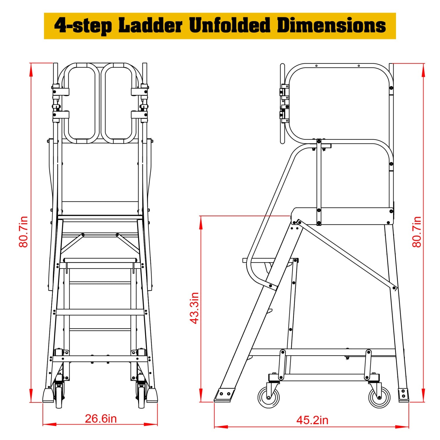 Dexmalle W2529P251565 Step-Ladders - View #3