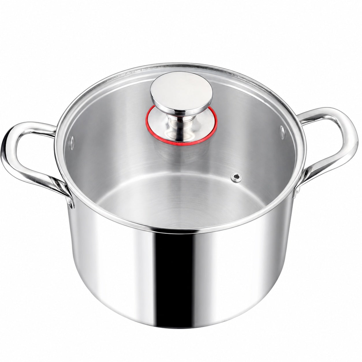 Aoibox  8 Quart Tri Ply 18 10 Stainless Steel Stock Pot with Lid Heavy Duty Pasta Soup Canning Pot Induction