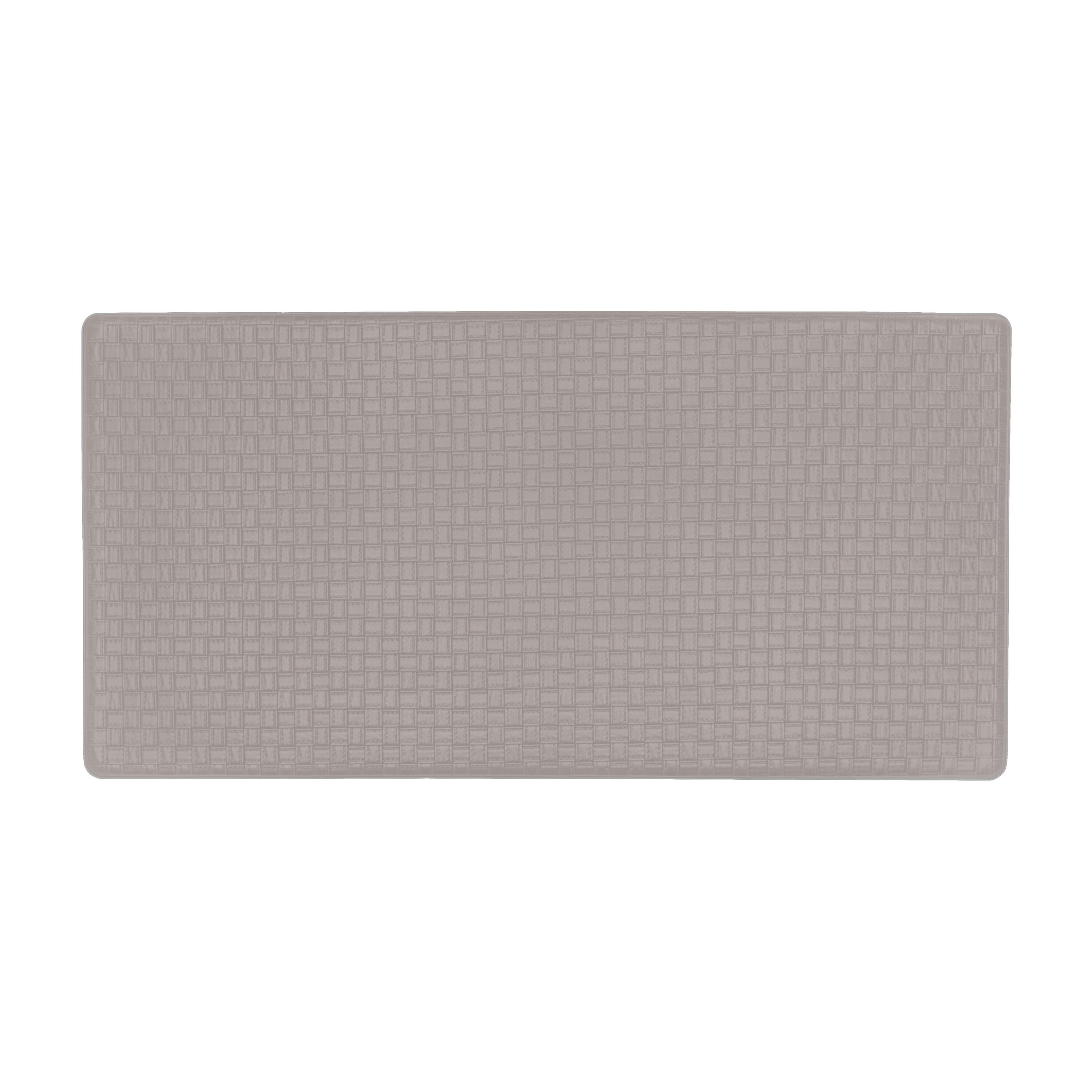 Emeril Lagasse 2-ft x 3-ft Beige Rectangular Indoor Anti-fatigue Mat in the  Mats department at