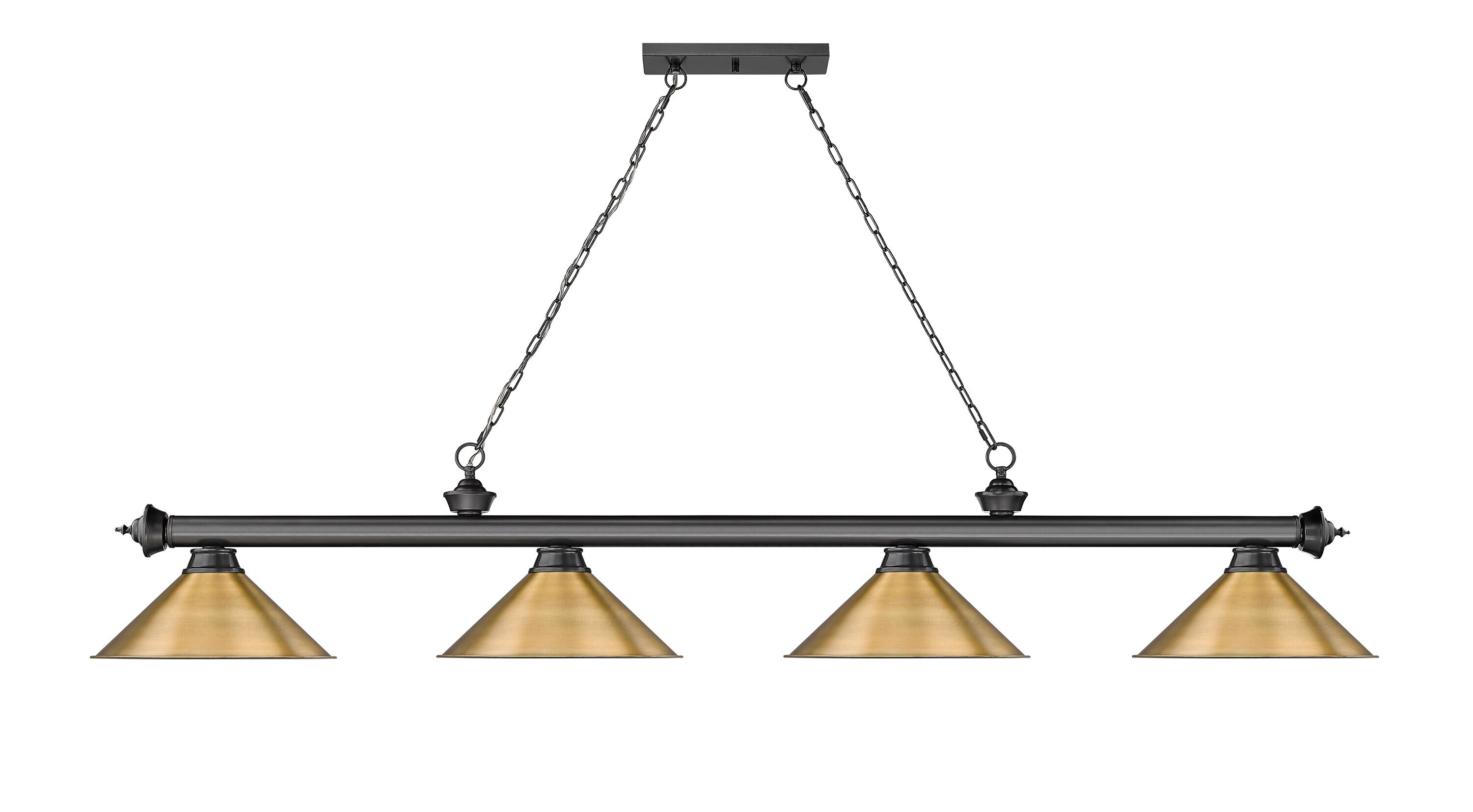Z-Lite 2306-4BP-RB15 Pool-Table-Lighting - View #2