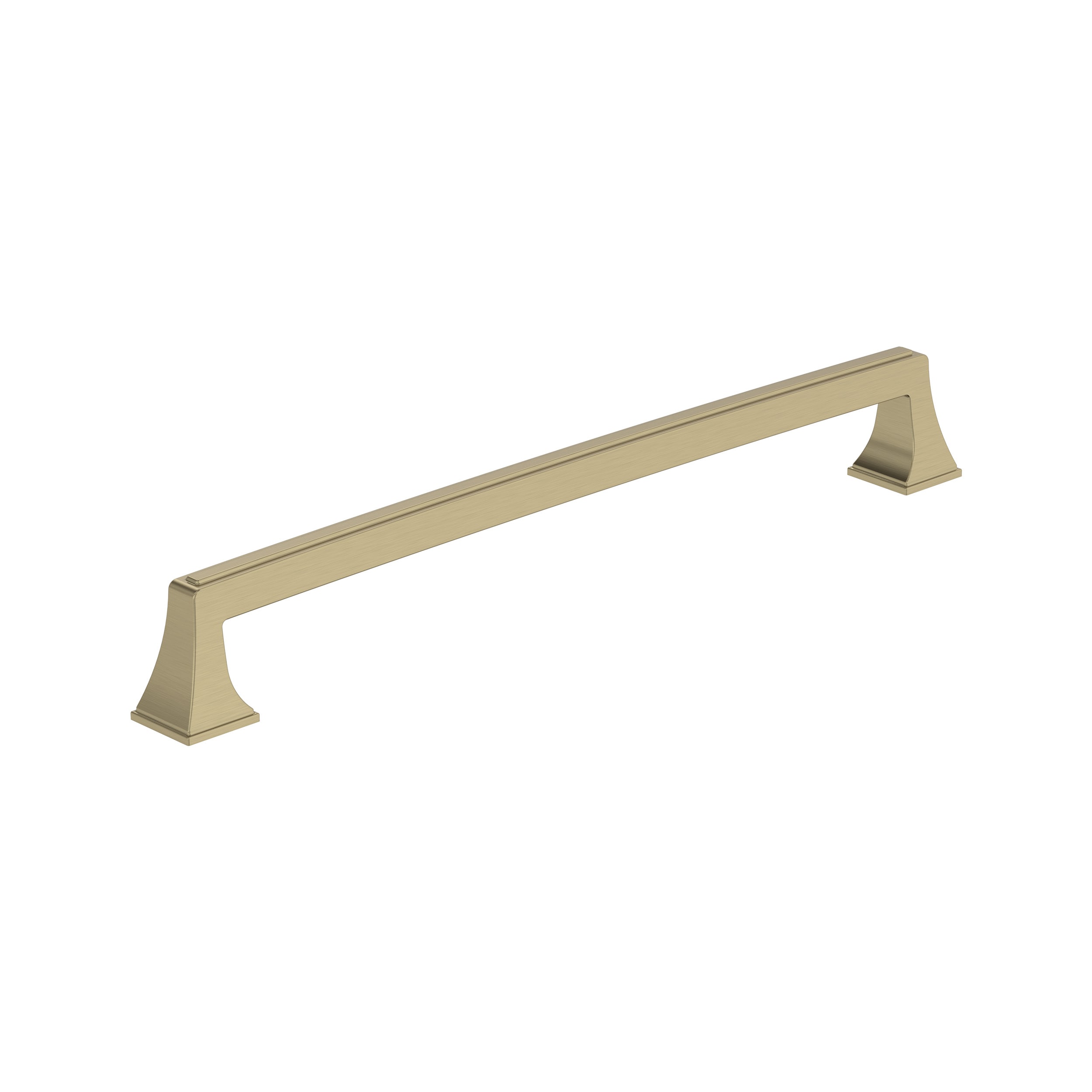 Amerock BP53536BBZ Mulholland 10-1/16-in , 256mm Center to Center Golden Champagne Arch Bar
