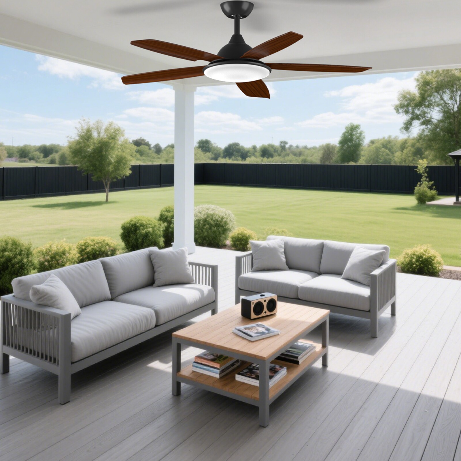 COWSAR LSCF-FL9286-BLACK Ceiling-Fans - View #13
