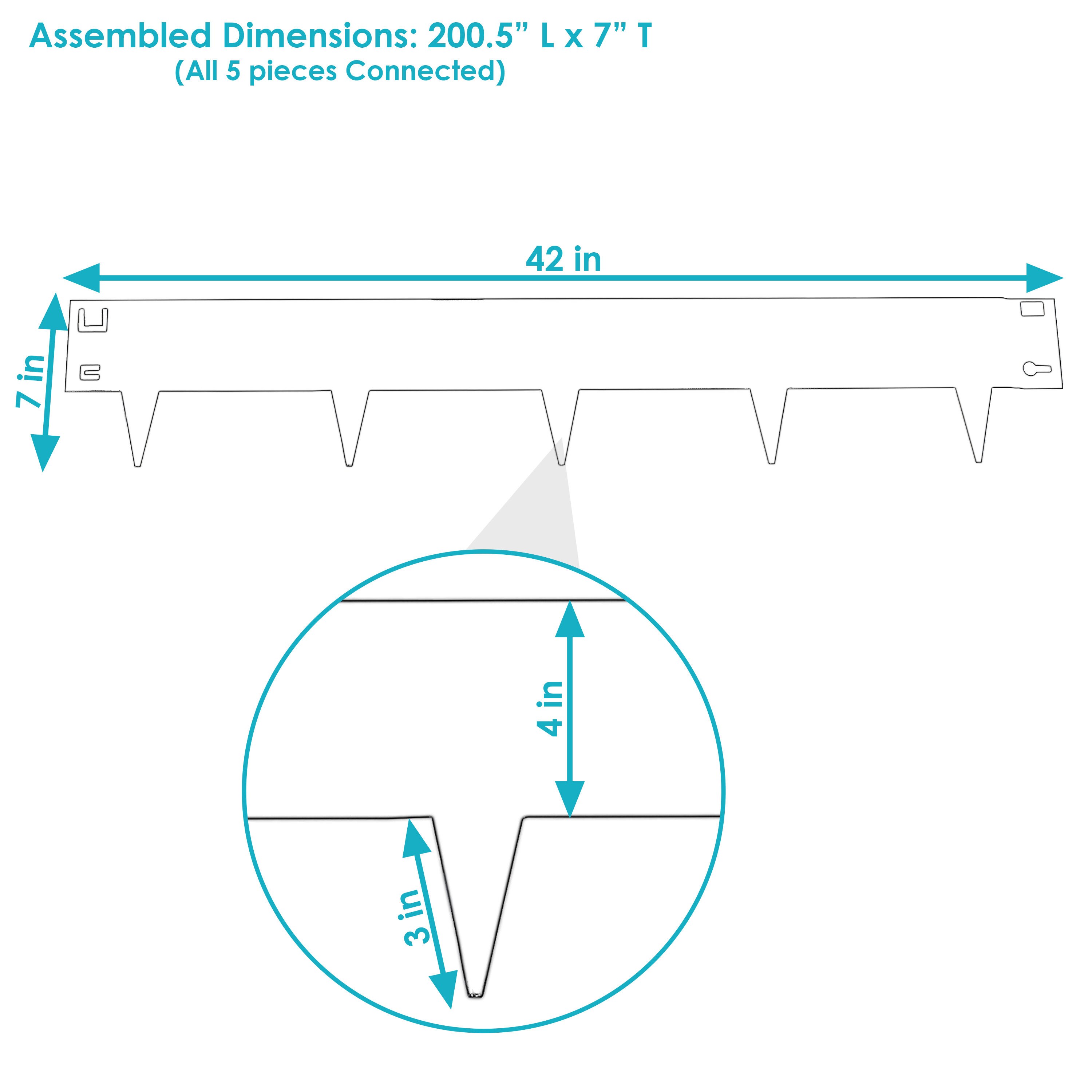 Sunnydaze Decor HBM-680 edging - View #3