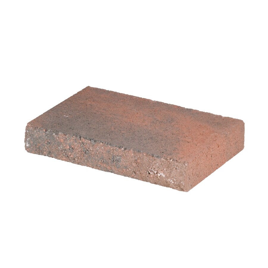  NA 2-in H x 12-in L x 8-in D Red/Charcoal Concrete Retaining Wall Cap
