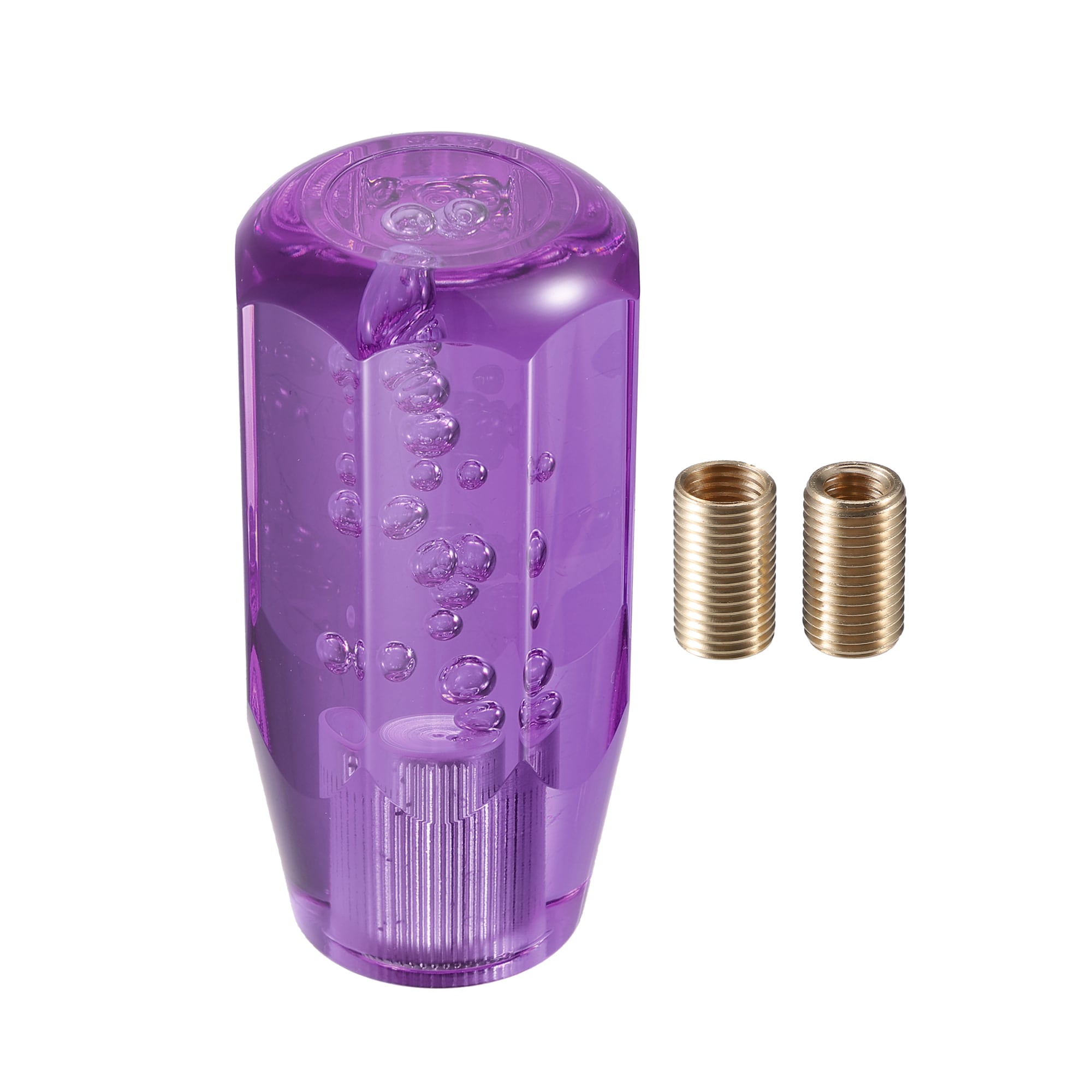 Unique Bargains - Gear Shift Knob Stick 10cm Faux Crystal Transparent Bubble Gear Shifter Univers...