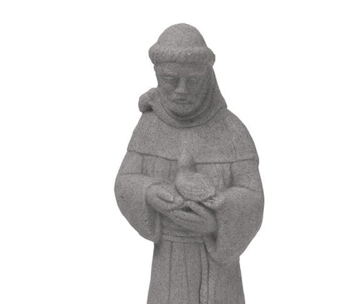 EMSCO GROUP 28.5-in H x 10.75-in W Gray Religion Garden Statue 2231-1 ...