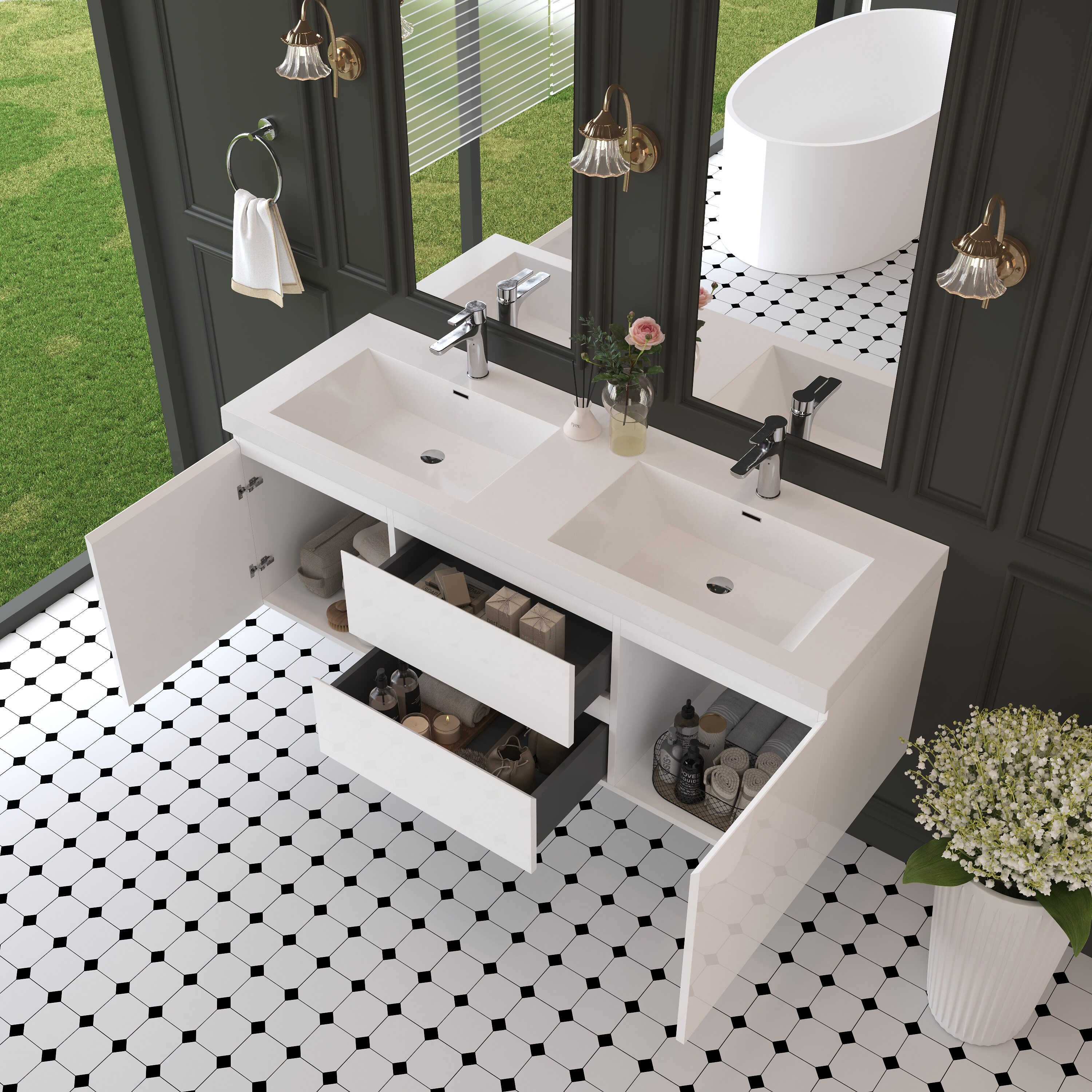 LOVMOR SF-M-W1573P152689 Bath-Vanity-Combo - View #7