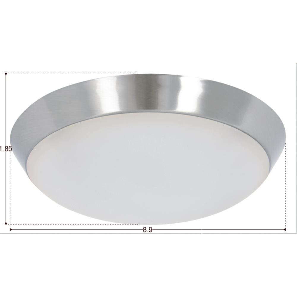 Lucci Air Type A 8.09 in 1 Light Chrome LED Ceiling Fan Light Kit in the Ceiling Fan Parts department at Lowes