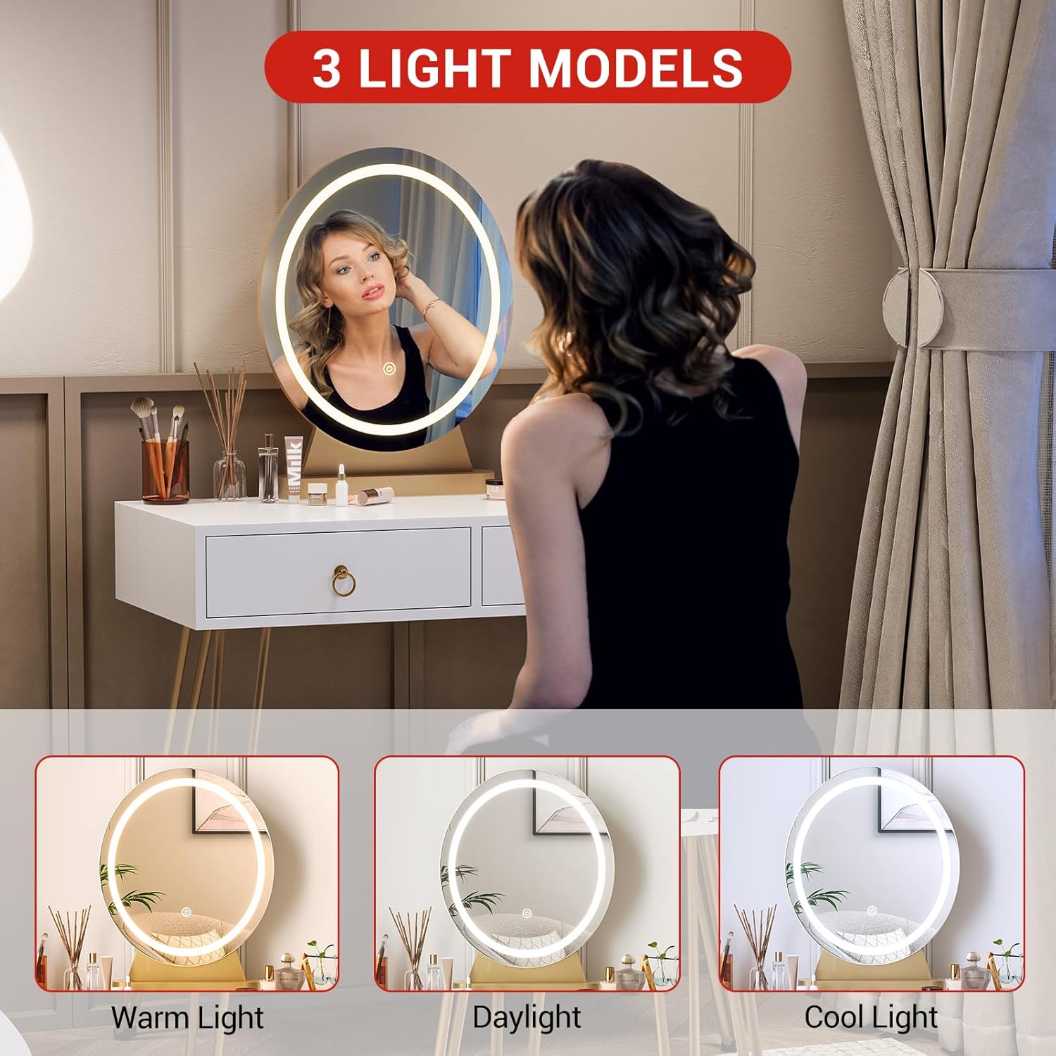 Qeetex LHF-SZT-PHO-0ZSERX6P Bedroom-Vanities - View #4
