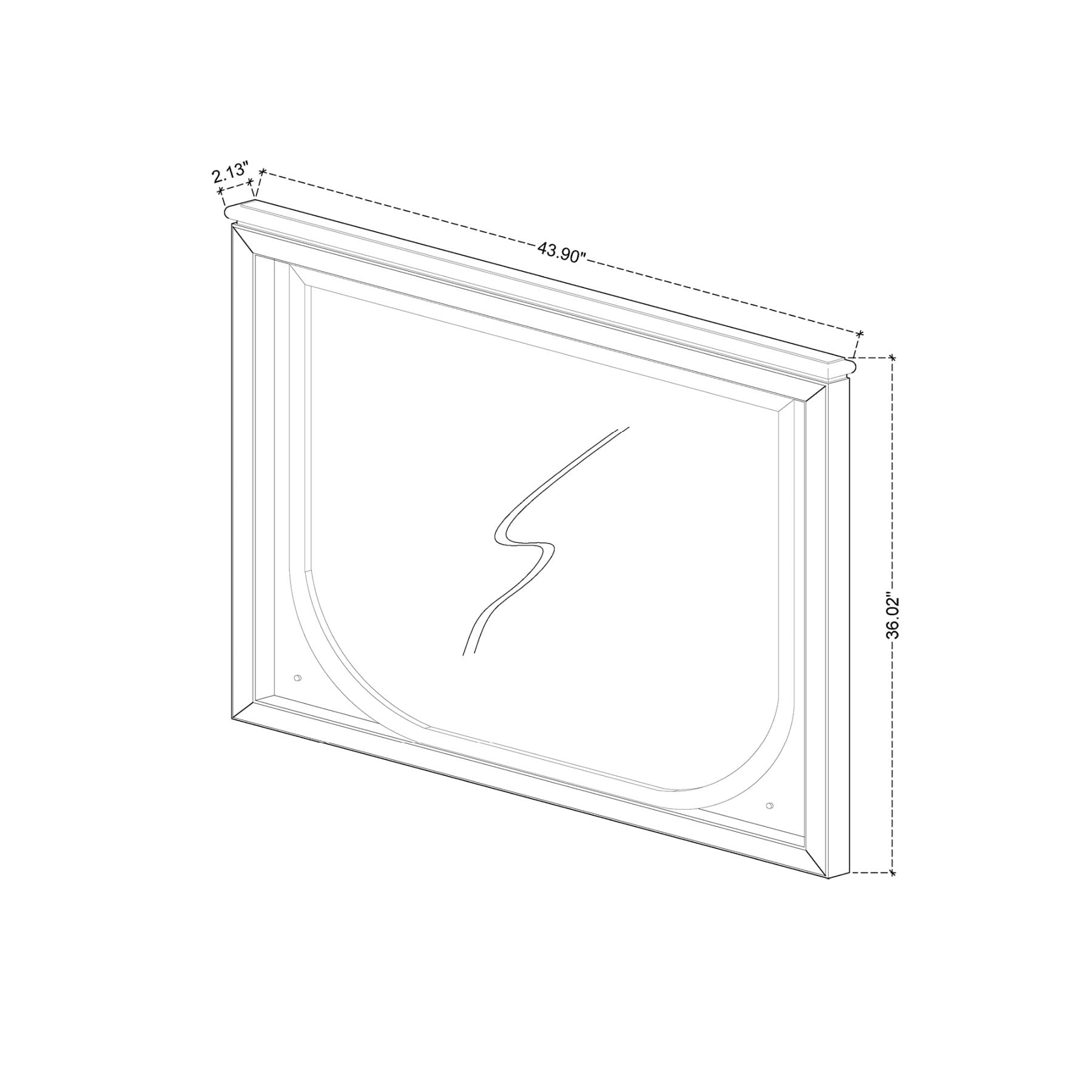 Blisstyle ZZZ1557UHTEUY Framed-Bath-Mirrors - View #3