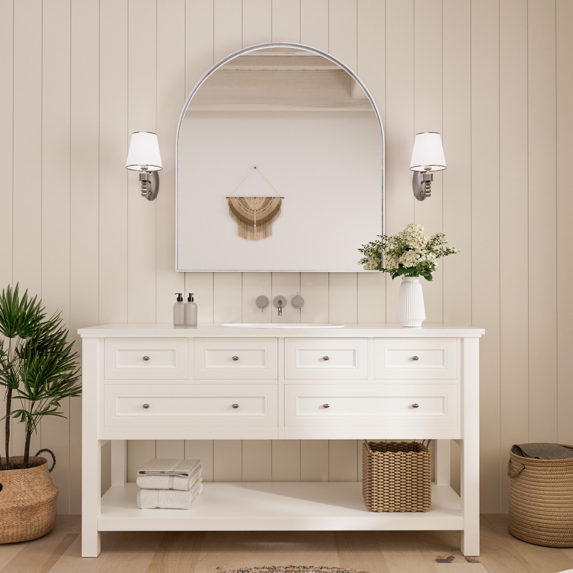 Keonjinn LW-JZ-CXFJ-7583-SI Decor-Mirrors - View #2