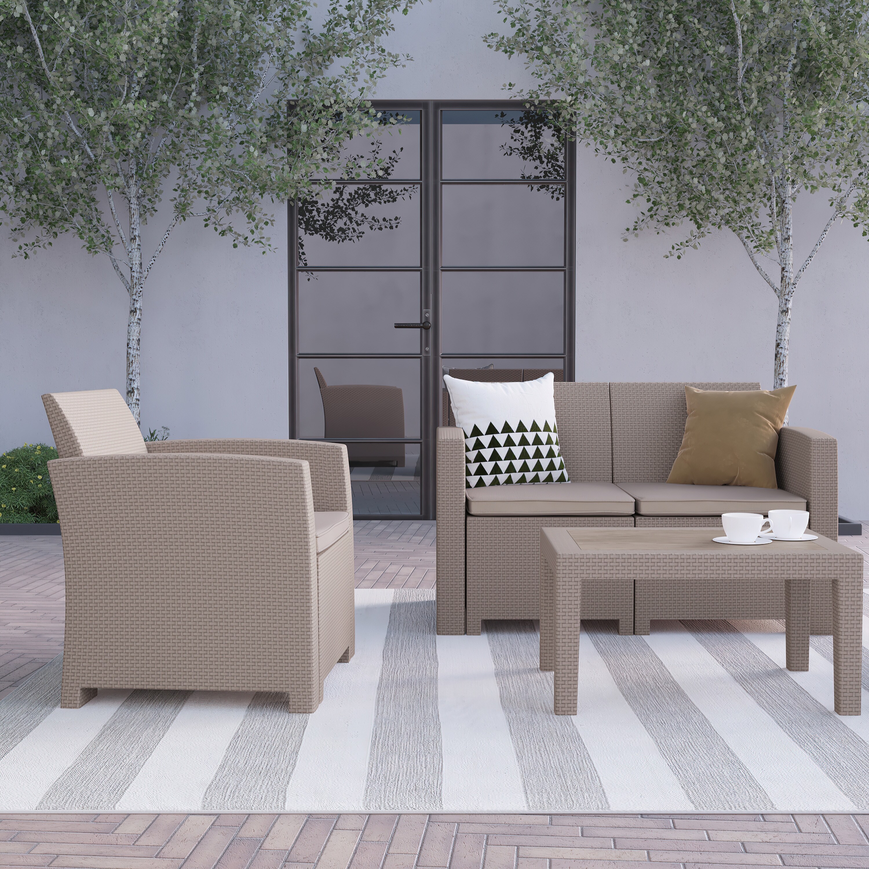 Flash Furniture 889142215745 Patio-Conversation-Sets - View #2