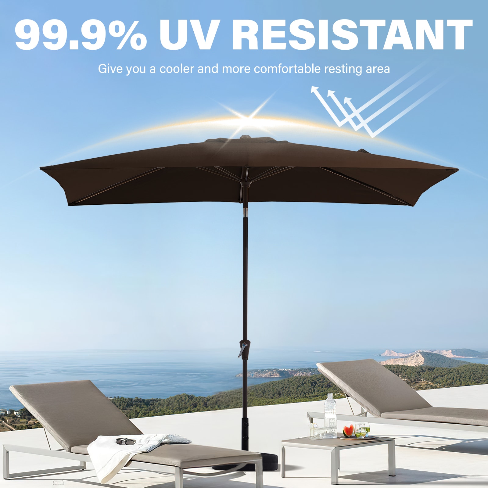 JEAREY JE-QTZZS-6.5X10FT-BR Umbrellas-2 - View #7