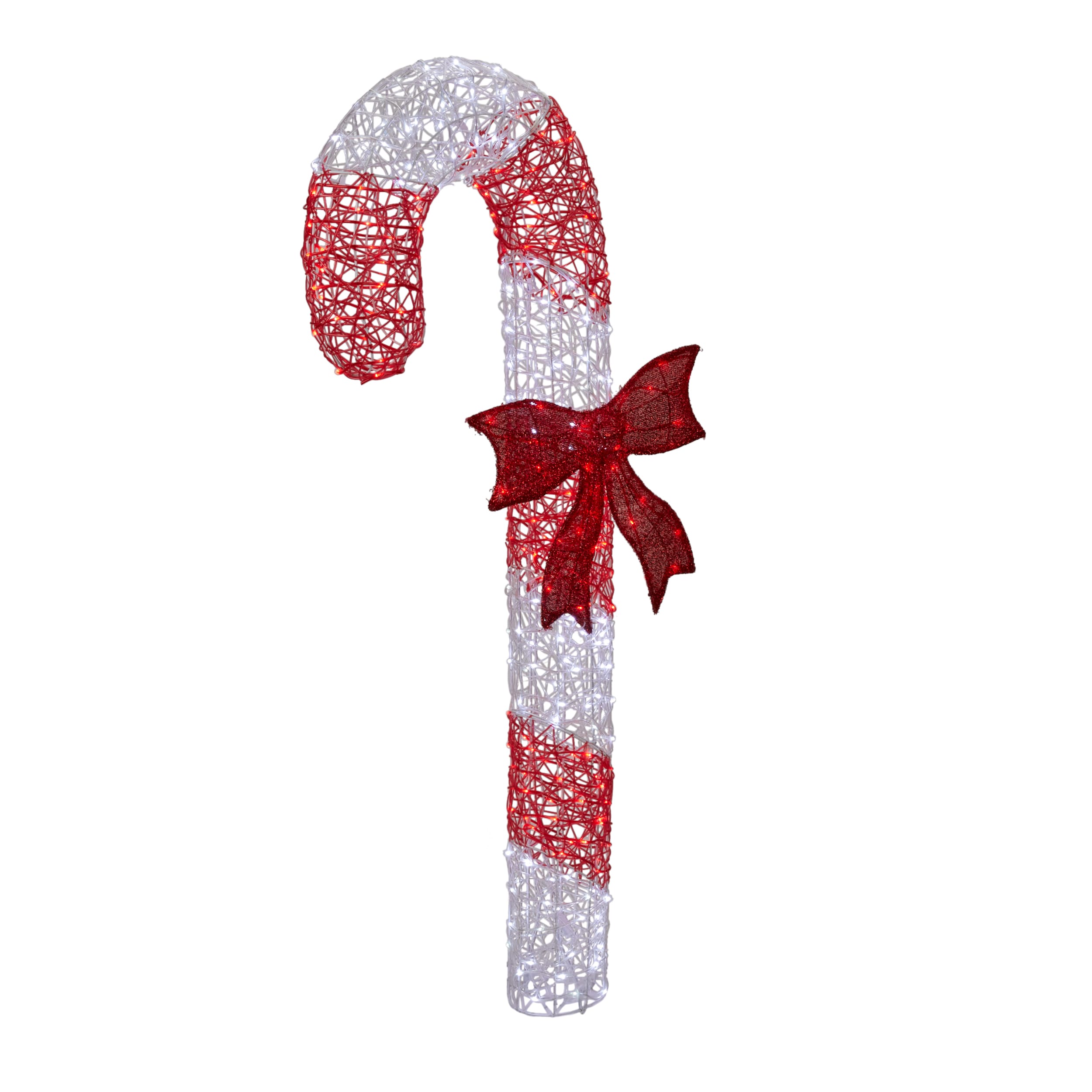 Holiday Living 5-ft LED Twinkling Candy Cane Yard Decoration at Lowes.com