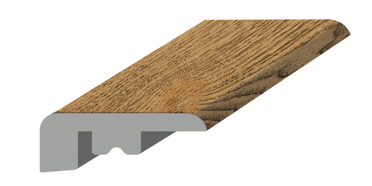 Bruce Forest Rain Serene Neutral 0.7441-in T x 1.625-in W x 94-in L Wood Veneer with Vinyl Core Square Cap