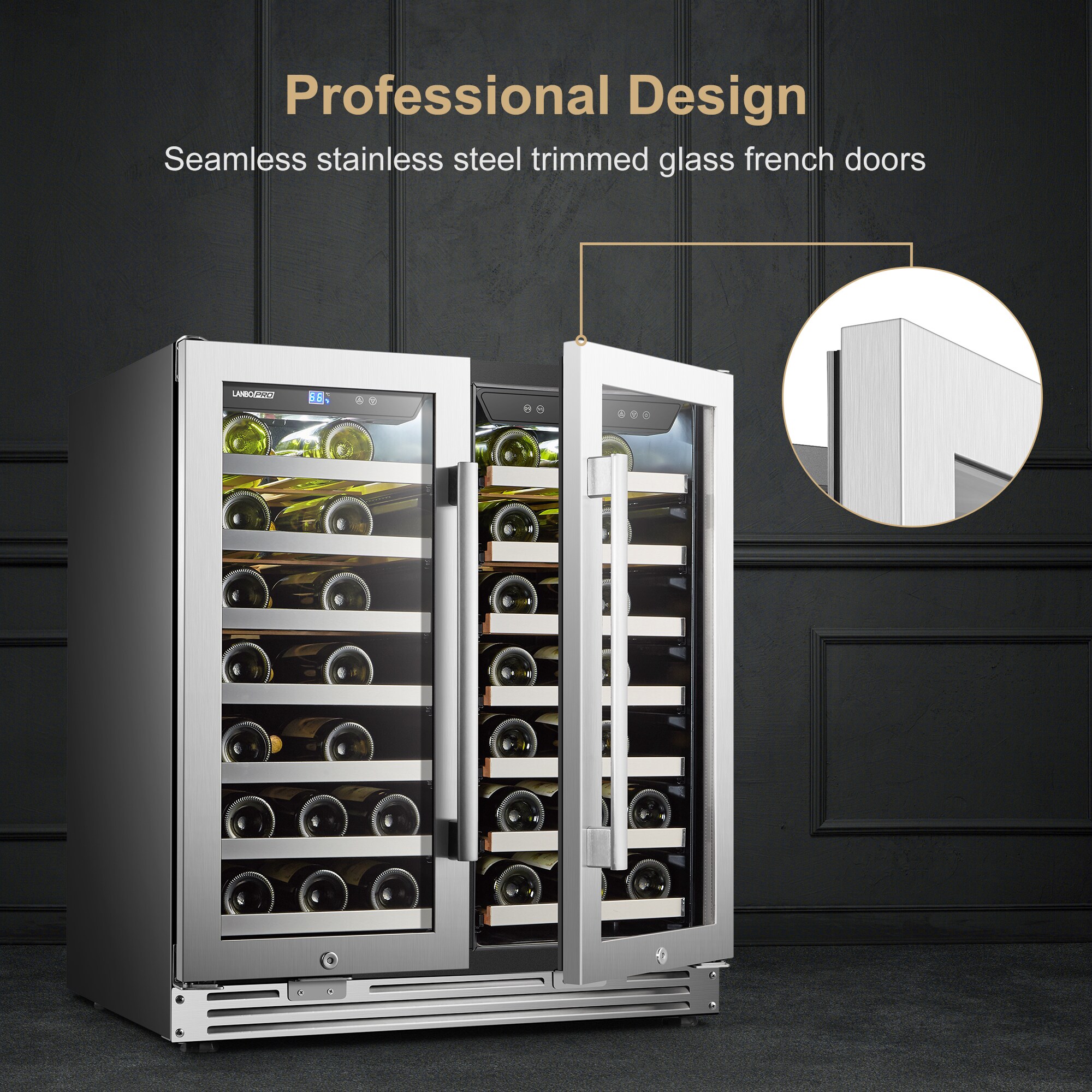 LanboPro 118 Can Beverage Refrigerator - LP54BC