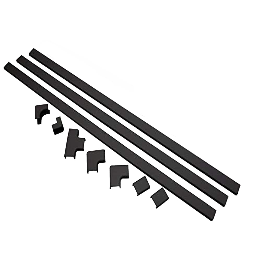 Fleming Supply 10-Piece 16-1/2-in x 1-in Plastic Black Cord/Cable