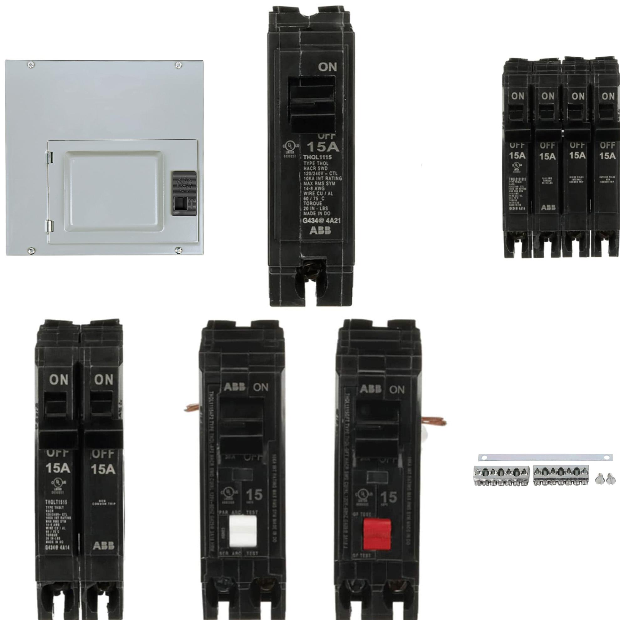 ABB  ReliaHome T-Series 125 -Amp 8 -Spaces 16 -Circuit Indoor Convertible Main Lug Load Center and Accessories Collection