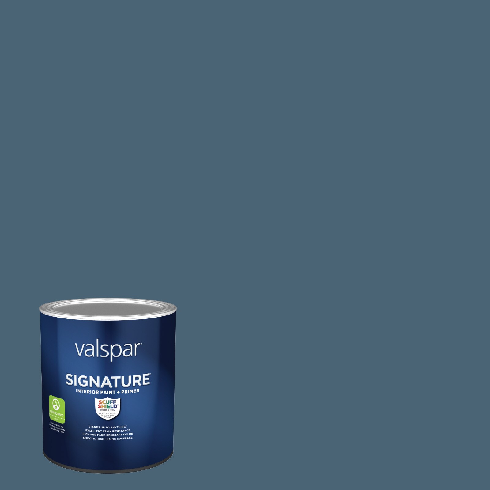 Valspar 4007-6C-773953 Signature Eggshell Deep Twilight Blue 4007-6C Latex Interior Paint Paint + Primer ( 1-quart )