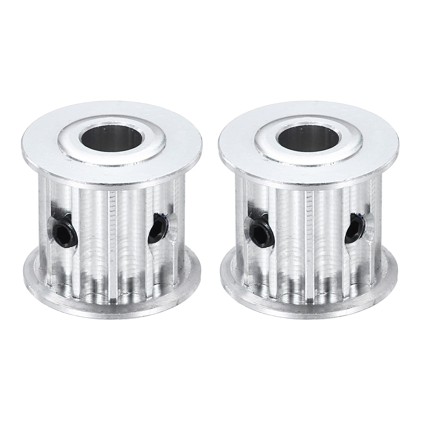 Unique Bargains 2pcs Aluminium Timing Pulley 12 Teeth 8mm Bore Synchronous Wheel Timing Belt Pulley 5mm Pitch 16mm Slot Width for Belt CNC Machine 3D Printer #S26042300UX4038