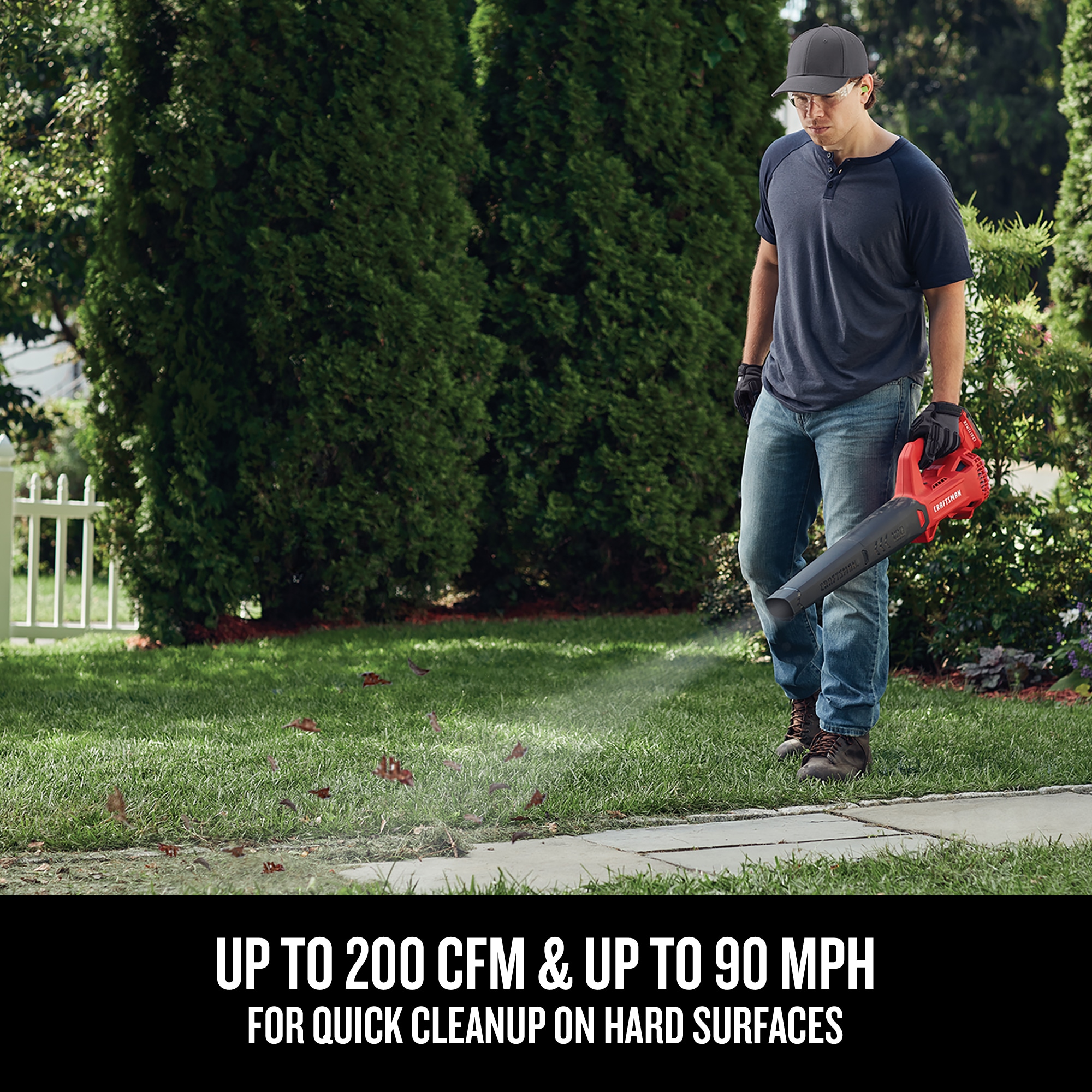 CRAFTSMAN 20 volt Max Cordless Battery String Trimmer and Leaf