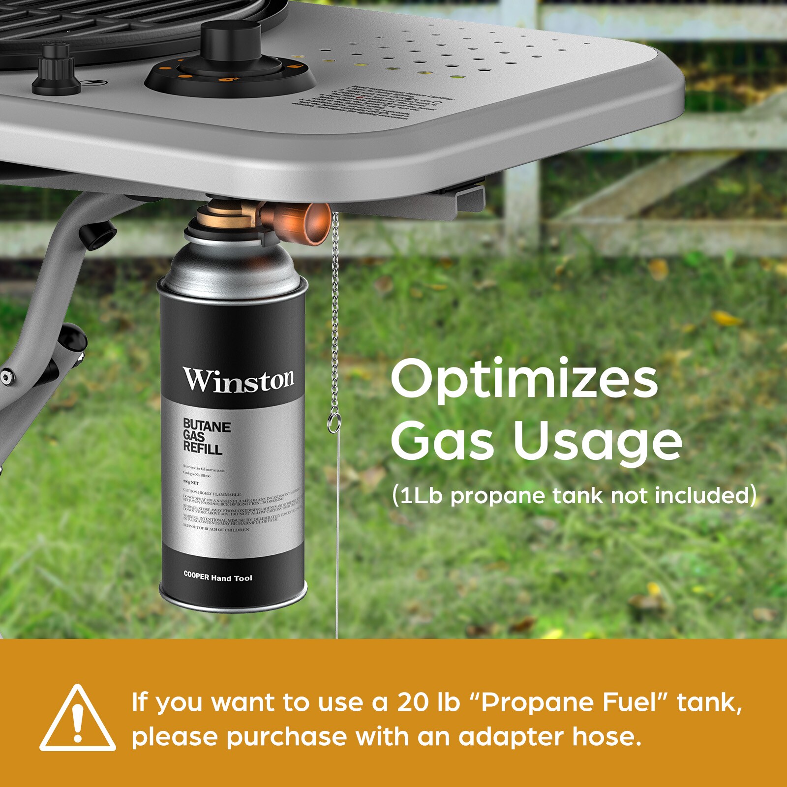 COWSAR LSG8401B Gas-Grill - View #9