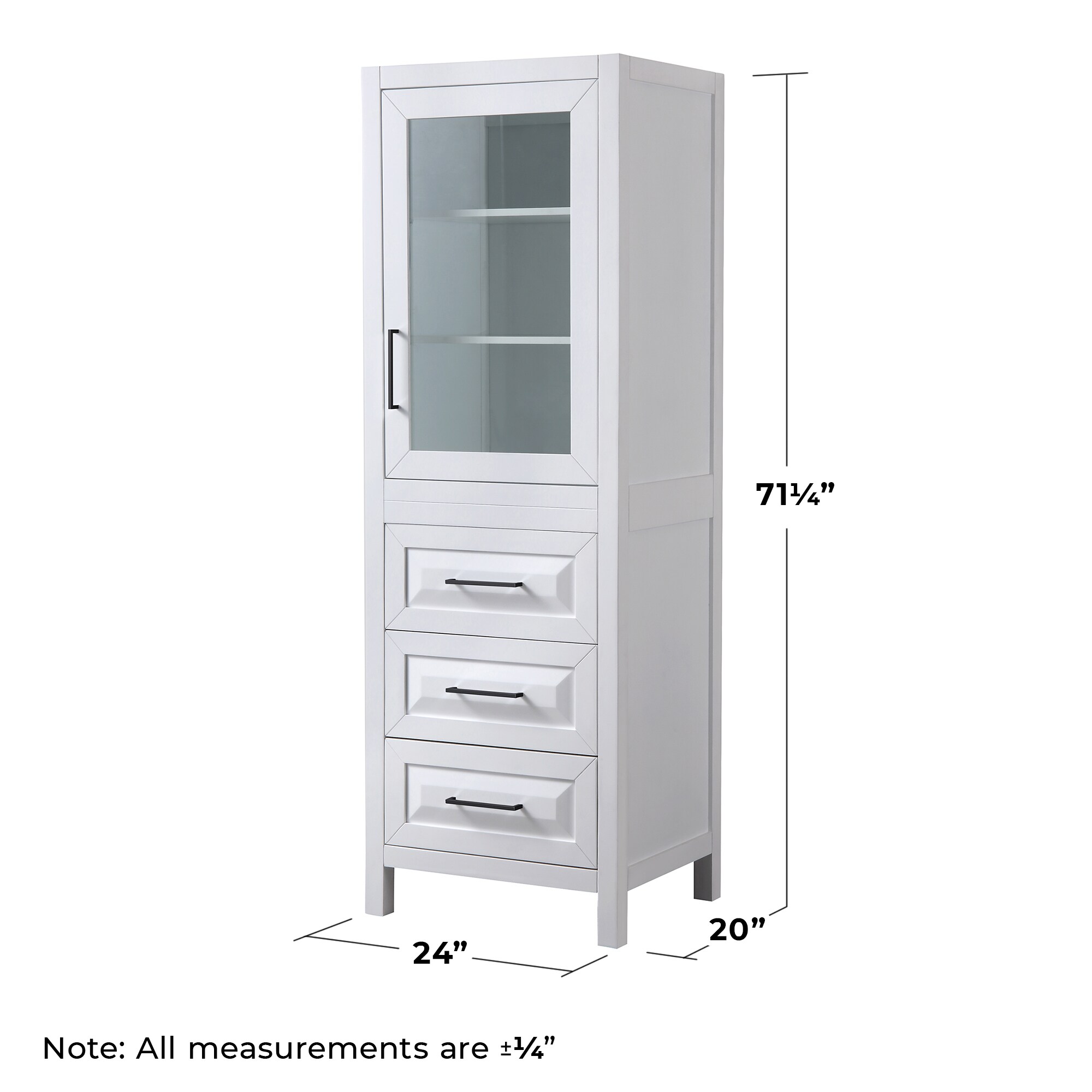 Wyndham Collection WCV2525LTWB Linen-Cabinets - View #4