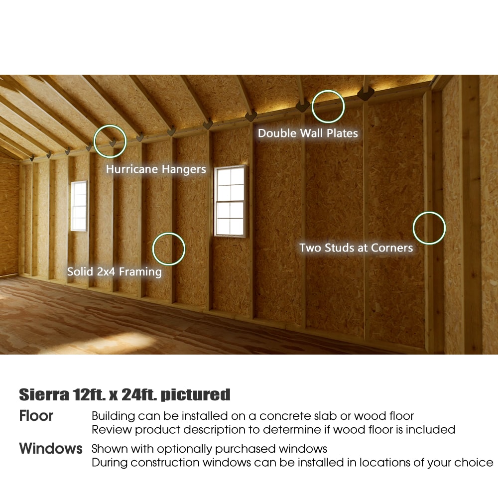 Best Barns SIERRA1224 Garage-Buildings - View #7