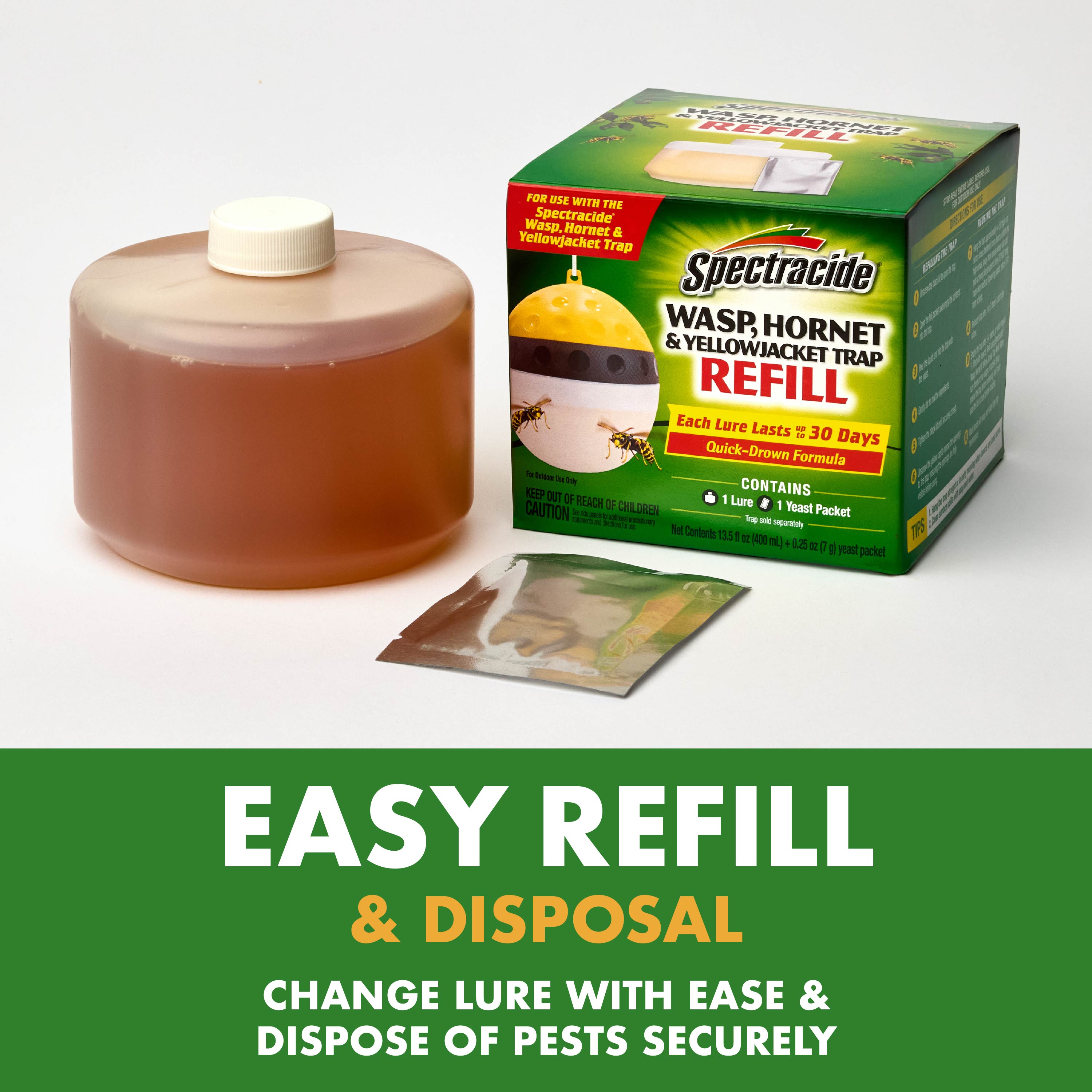 Spectracide Wasp, Hornet, Yellow Jacket, and Fly Trap Outdoor Insect trap