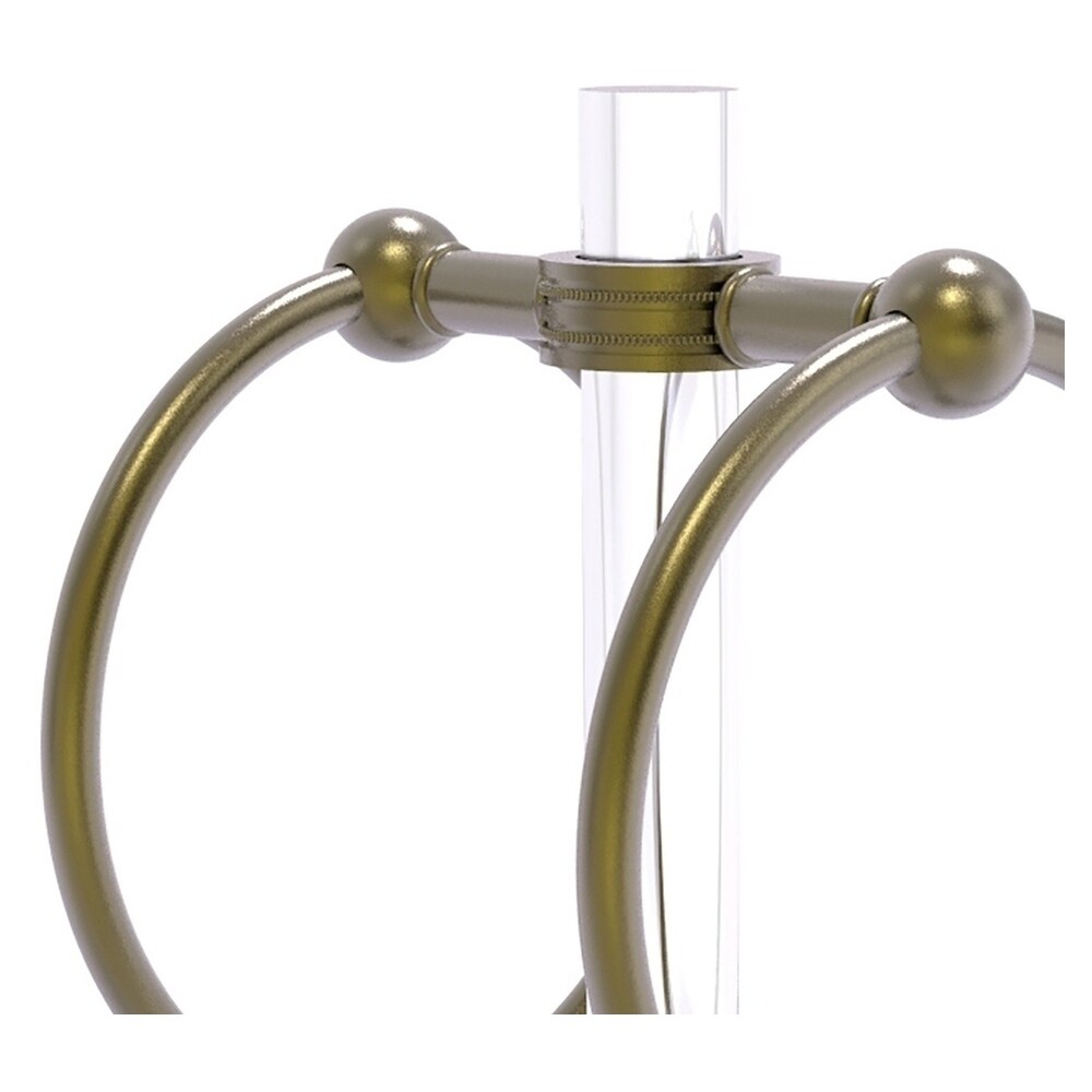 Elements of Design Milano 18-in Antique Brass Wall Mount Single Towel Bar